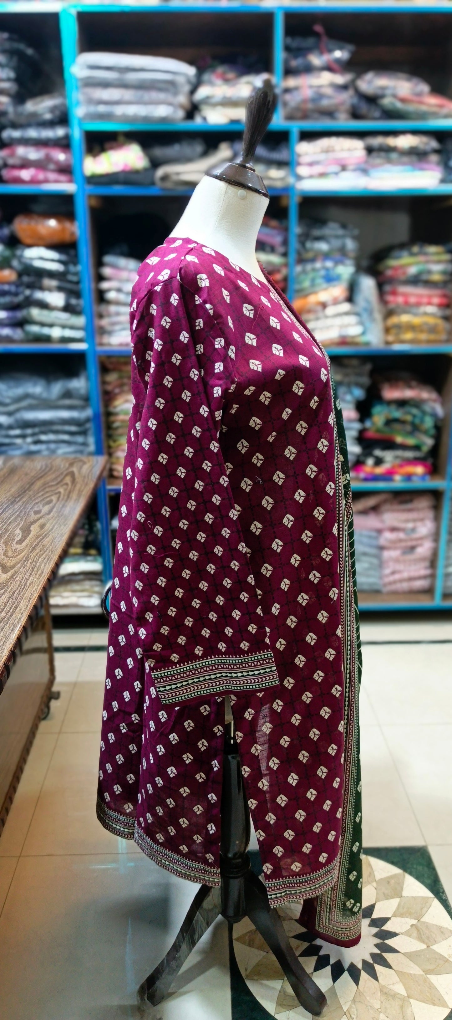 Bin saeed khaddar shalwar kameez 3 pc