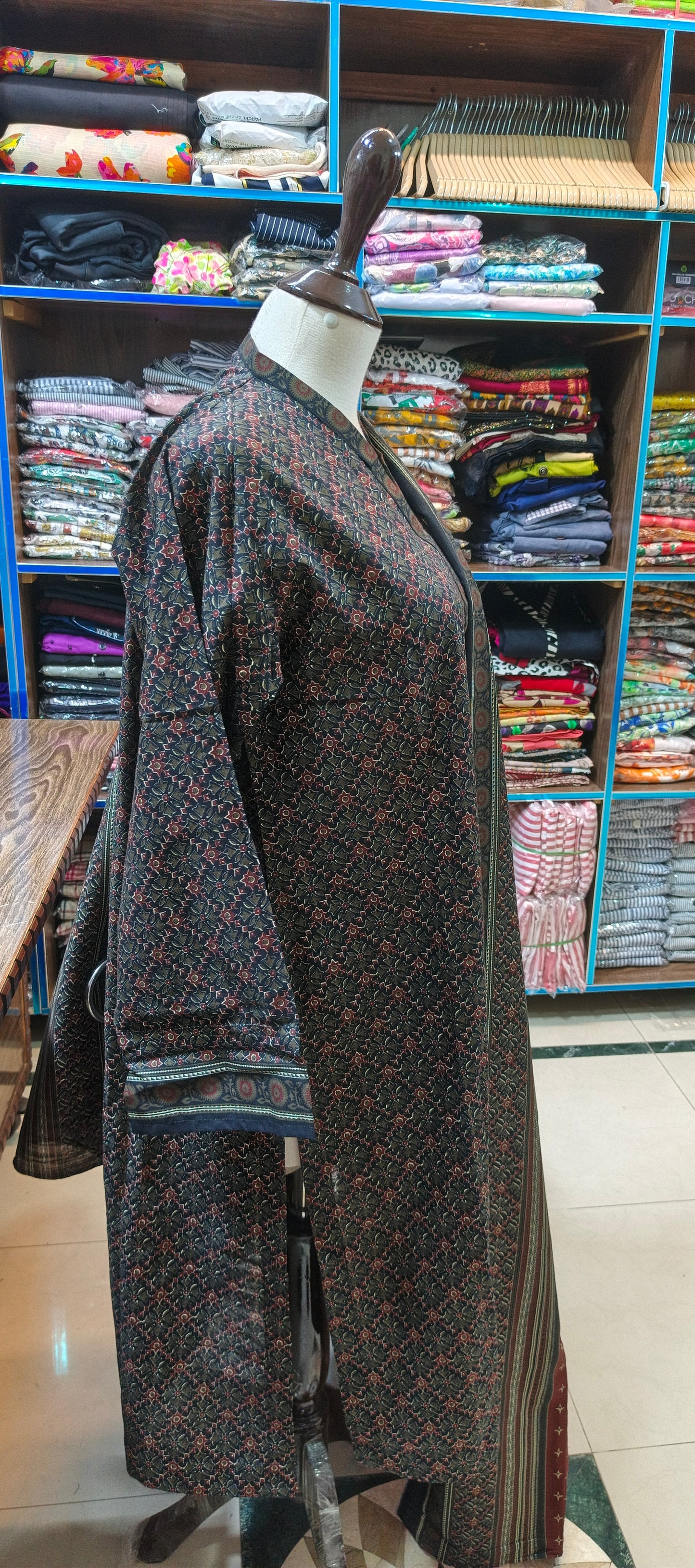 Bin saeed khaddar stiched 3 pc deep