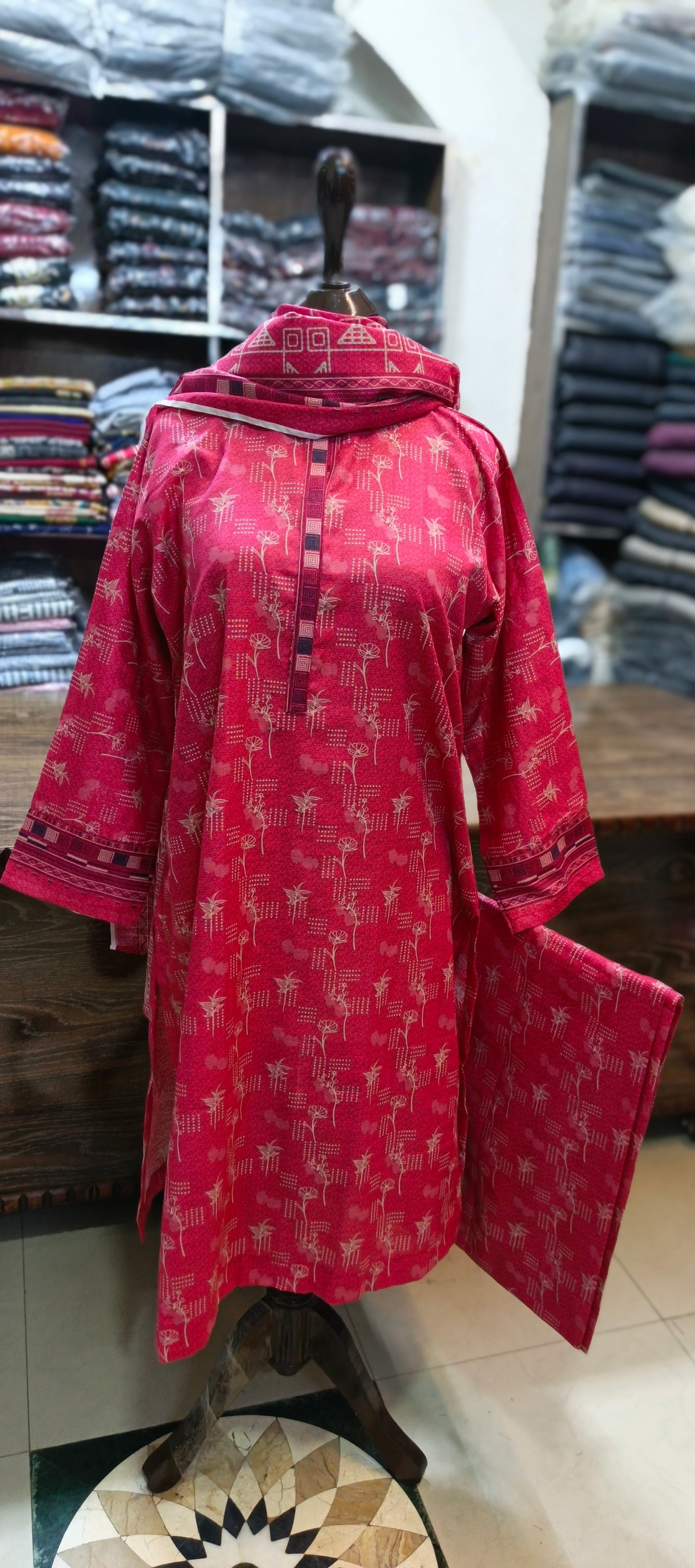 Safina khaddar stiched 3 pc