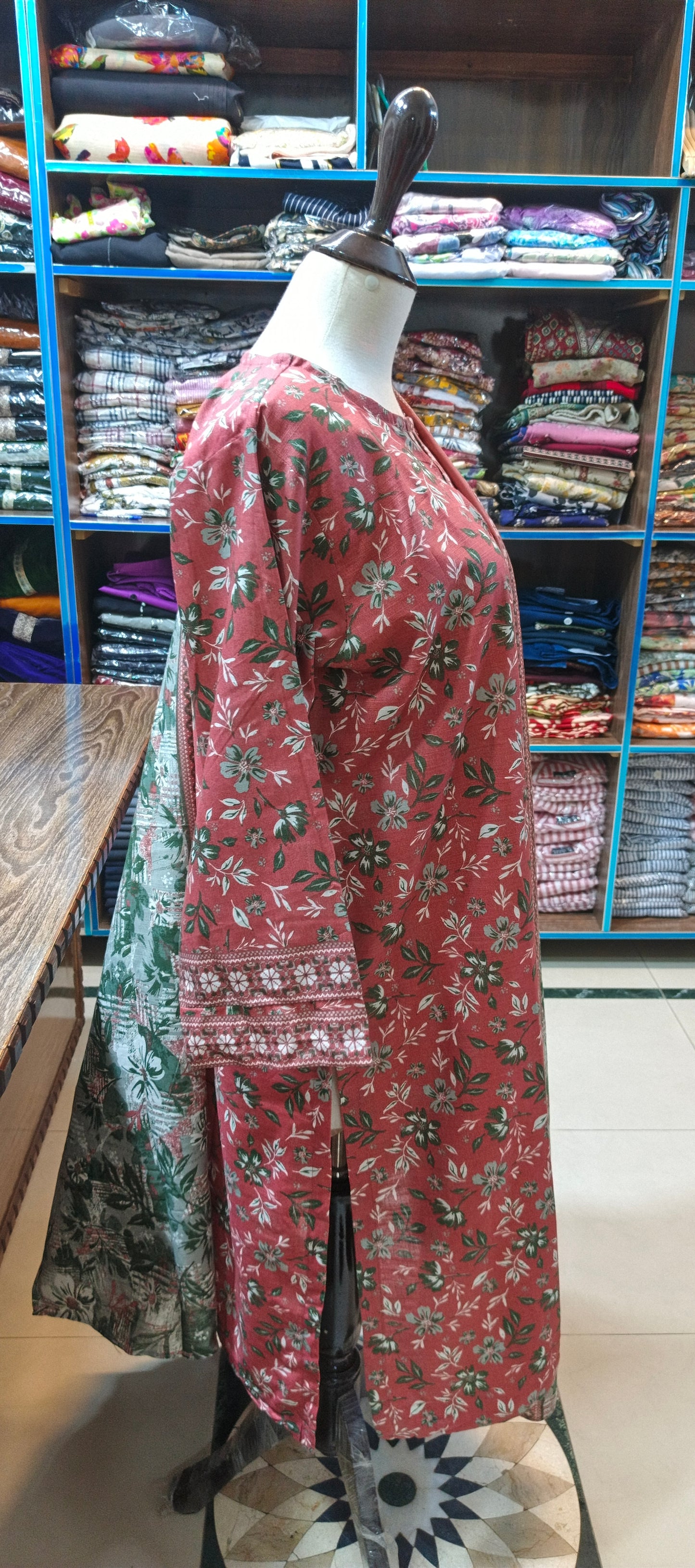 Bin saeed khaddar stiched 3 pc