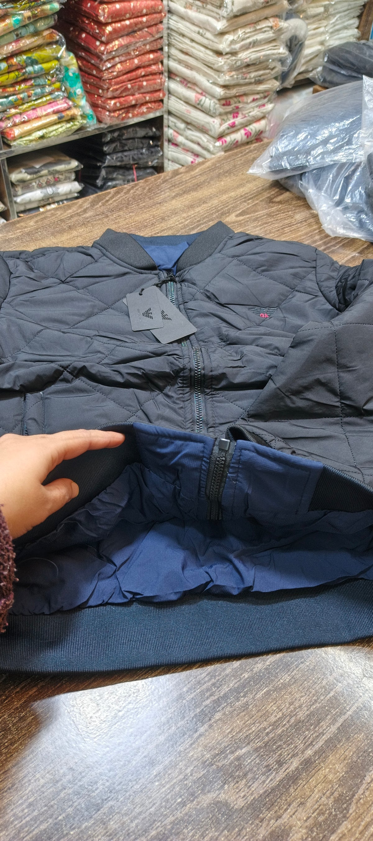 Puffer jacket 2 sided