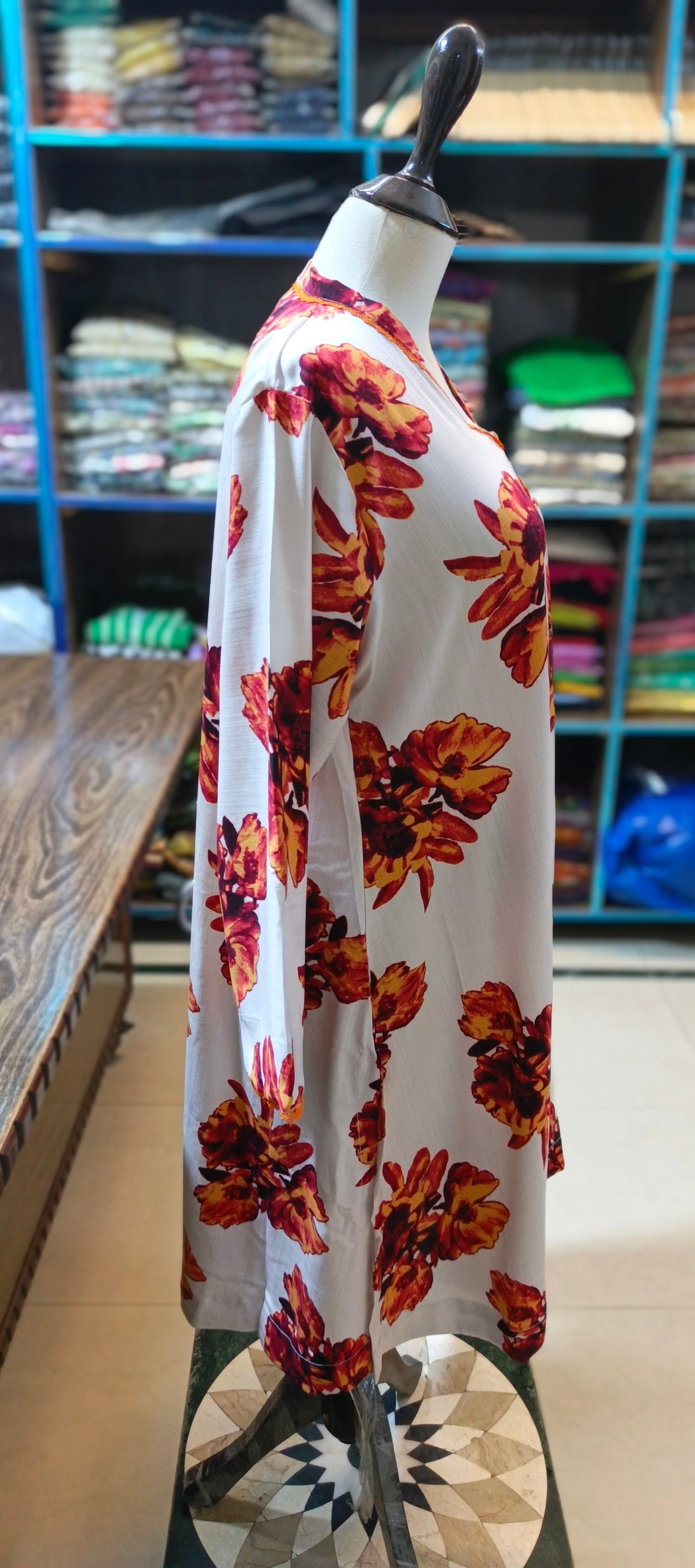 Linen frock set 2 pc
