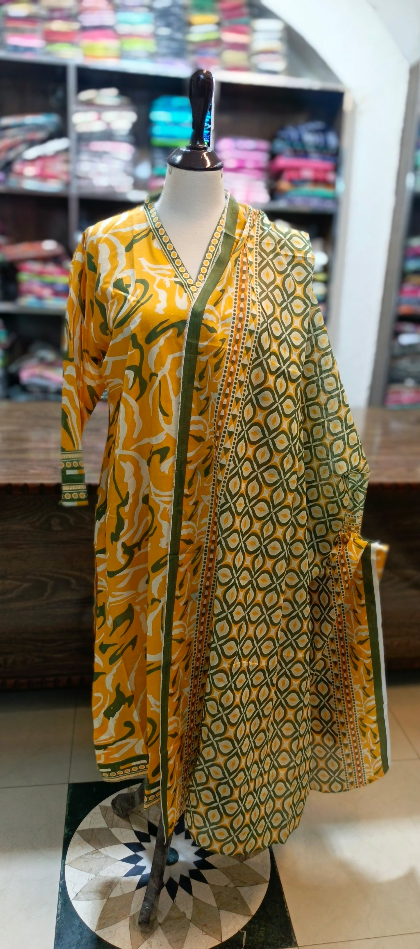 Bin saeed co ord set 3 pc