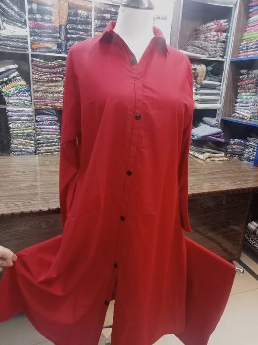 solid bin Saeed khaddar stitched co Ord set