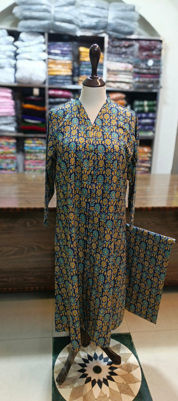 BIN SAEED KHADDAR A LINE STICHED