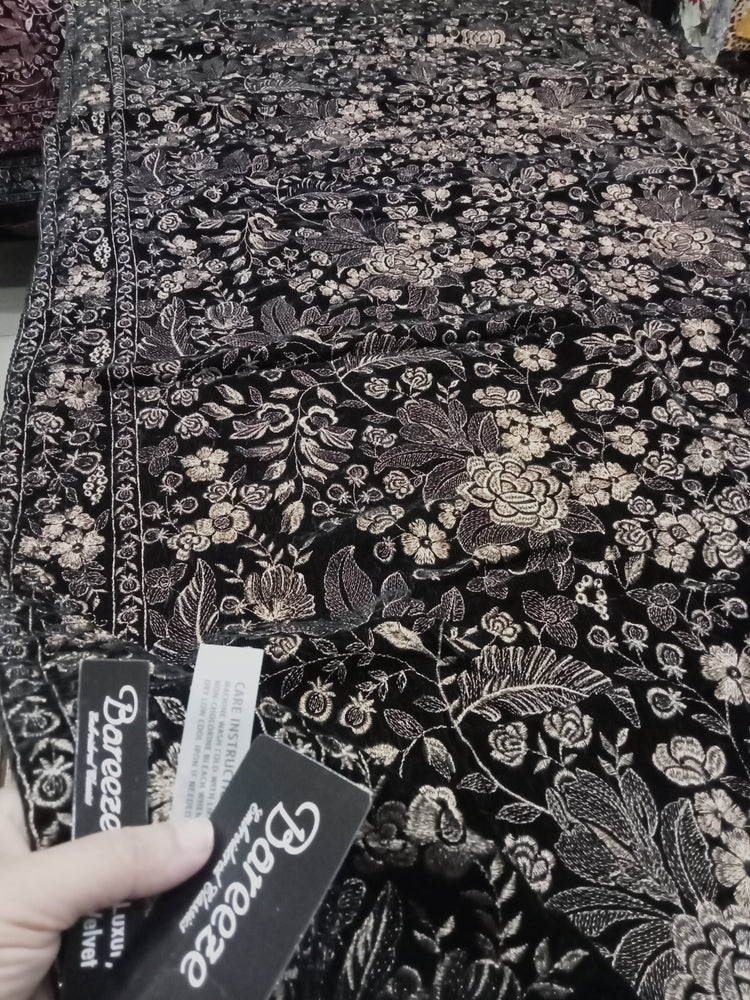 BREEZE VELVET EMBROIDERED SHAWLS