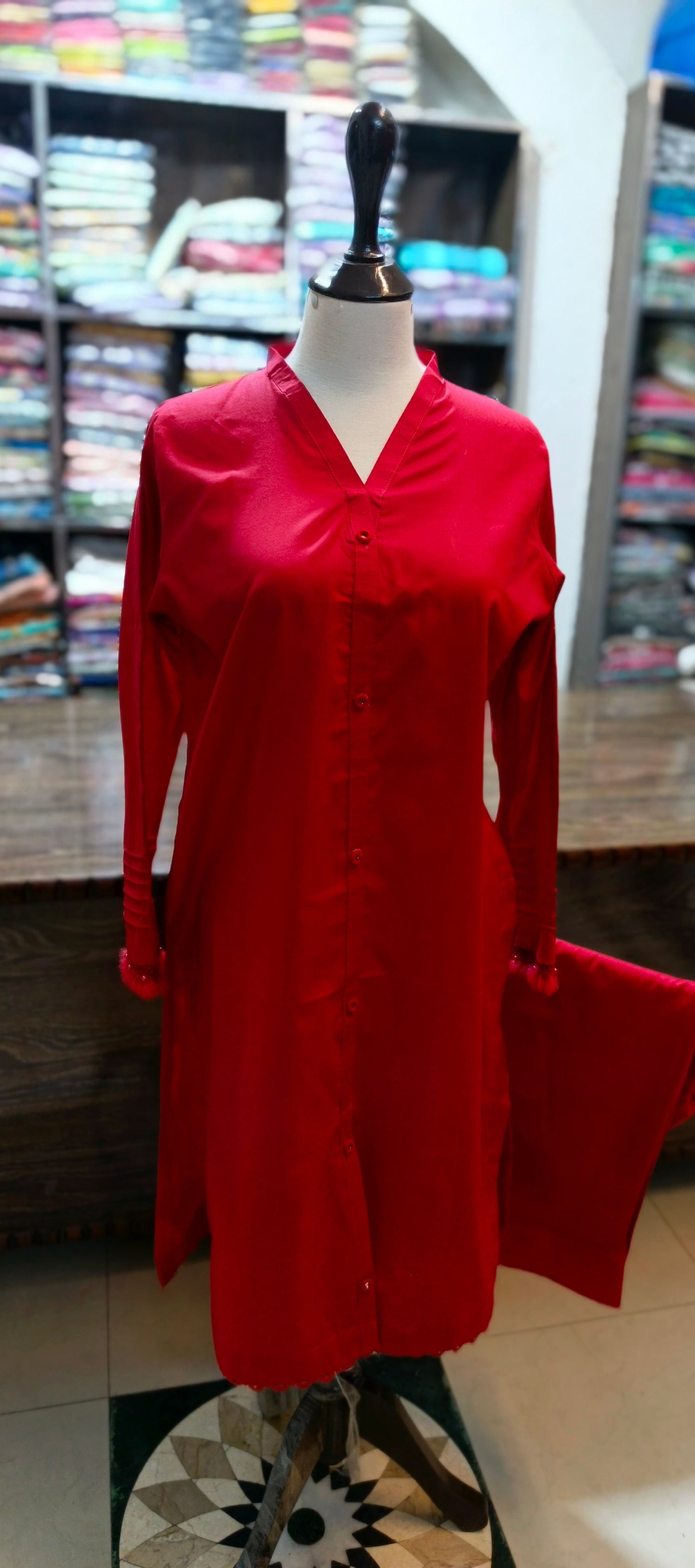 PURE COTTON SOLID CO ORD SET AND SHALWAR KAMEEZ