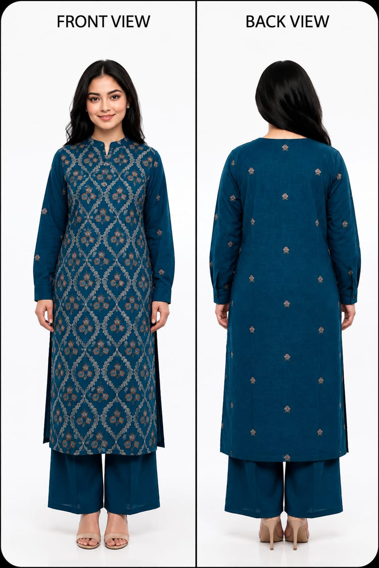 KARANDI EMBROIDERD STICHED SHIRT TROUSER