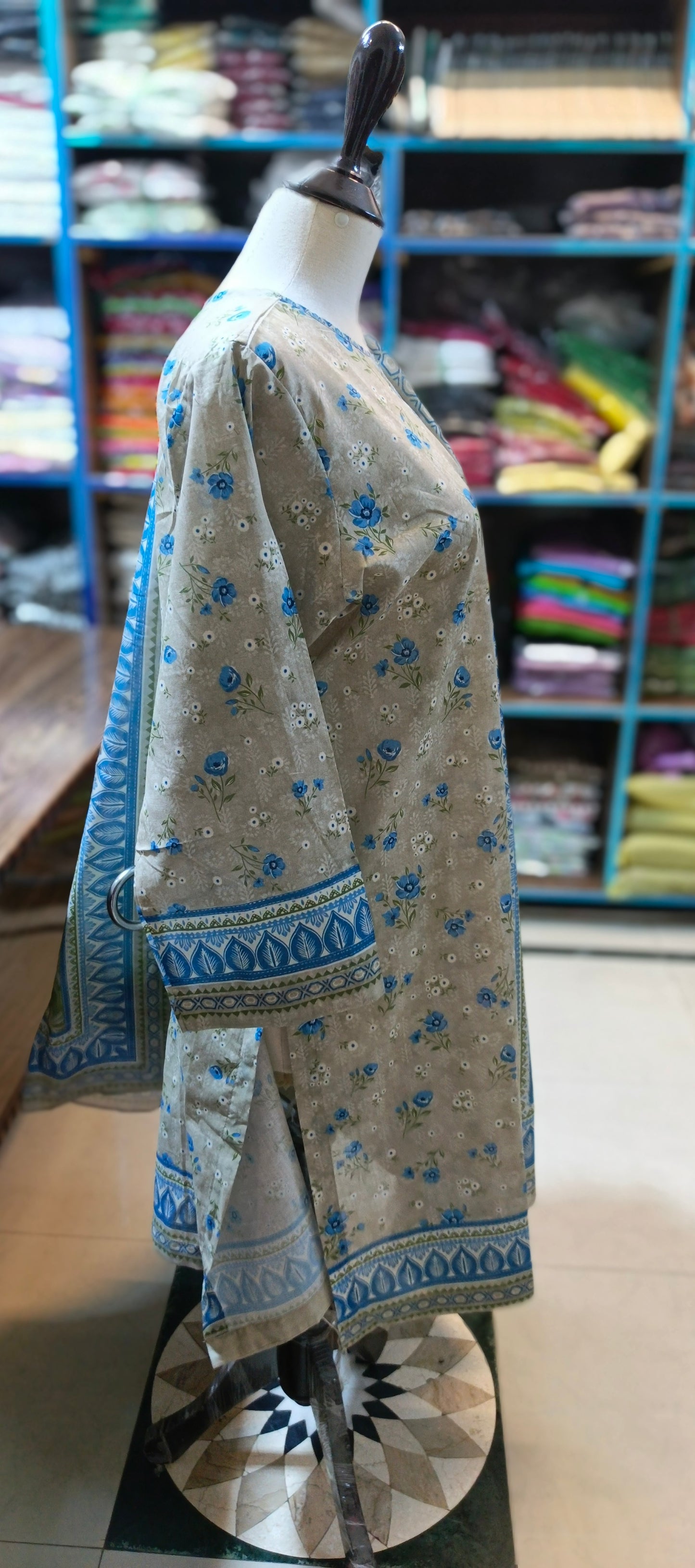 Co ord set 3 pc pure lawn