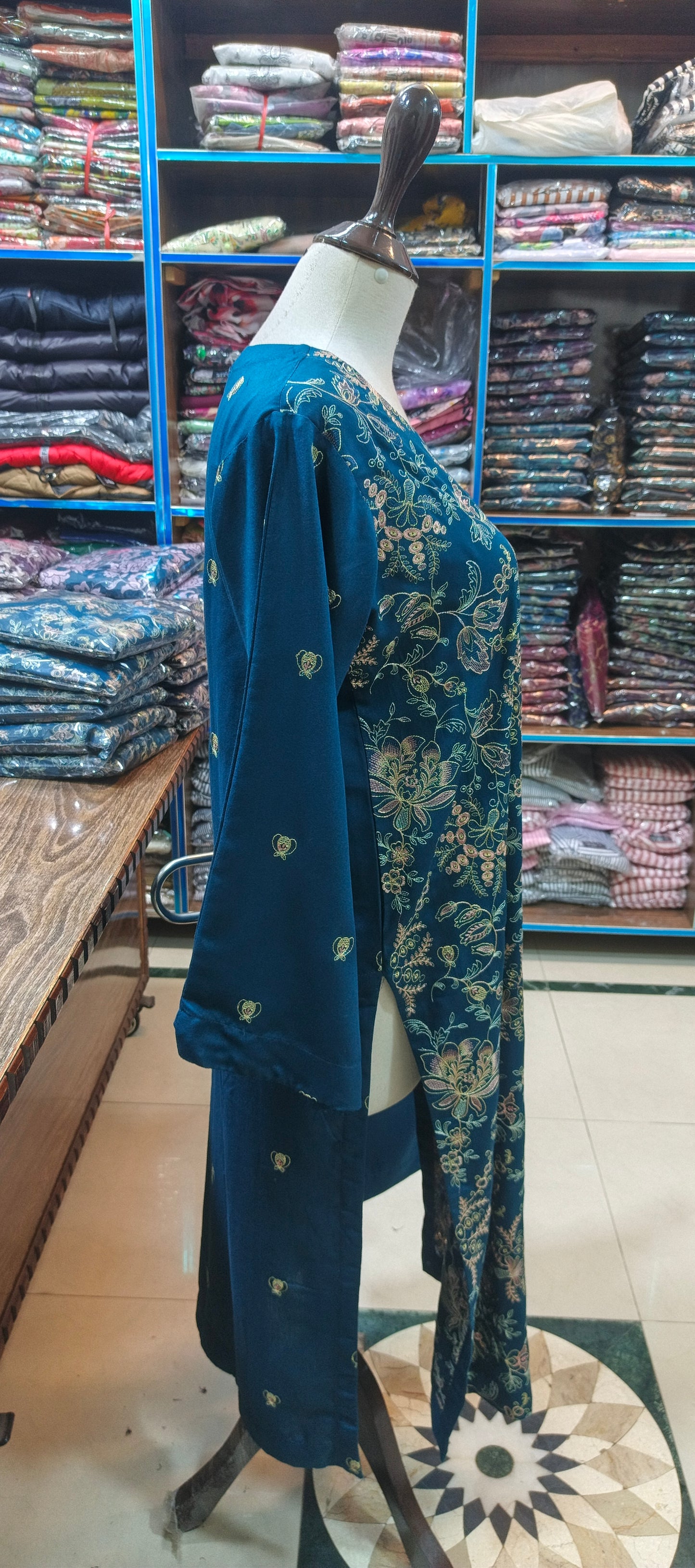 Karandi mid summer embroidered stiched frjal