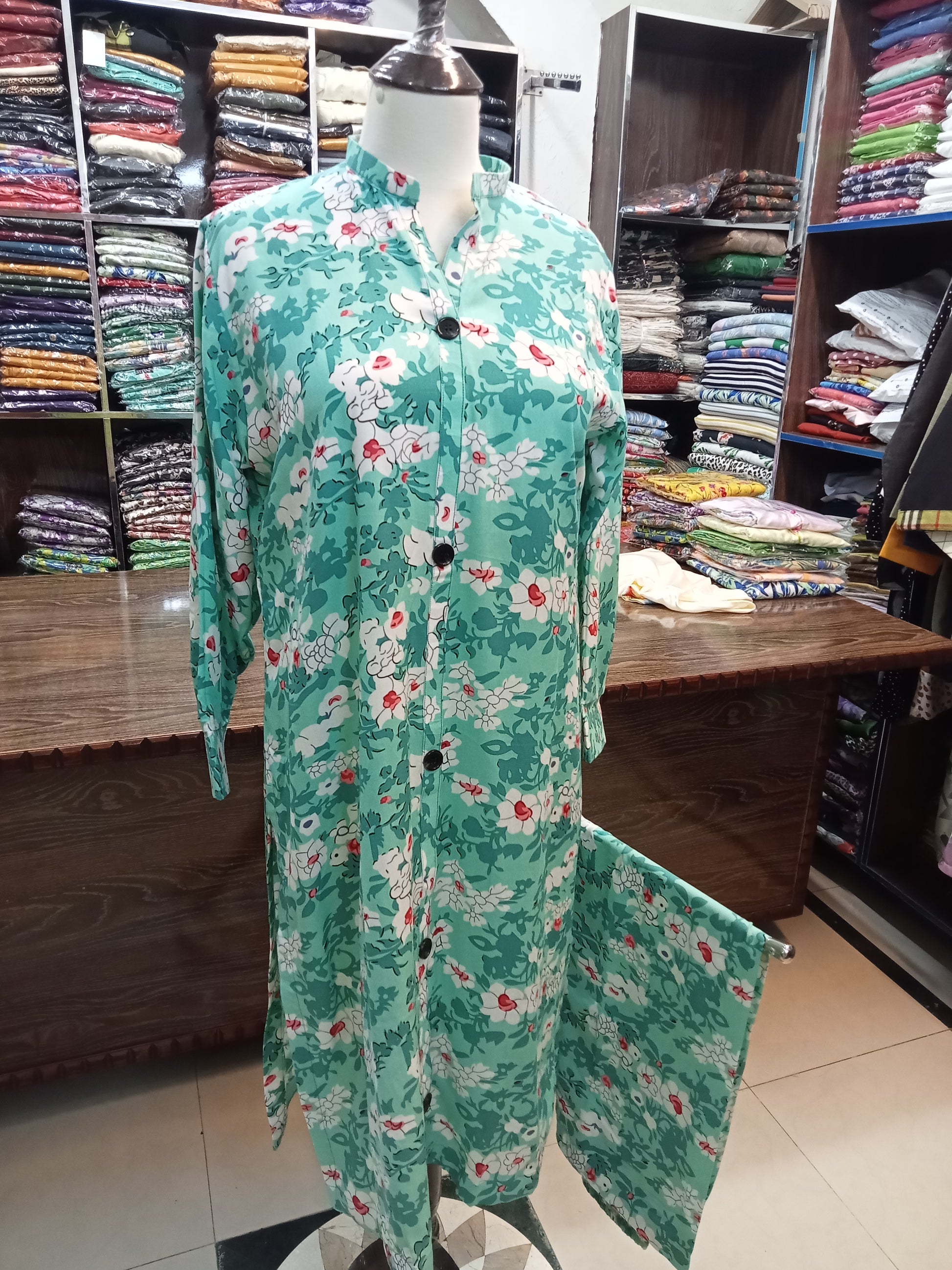 Linen -stiched-co-ord-set - AMBREEN CLOTHING