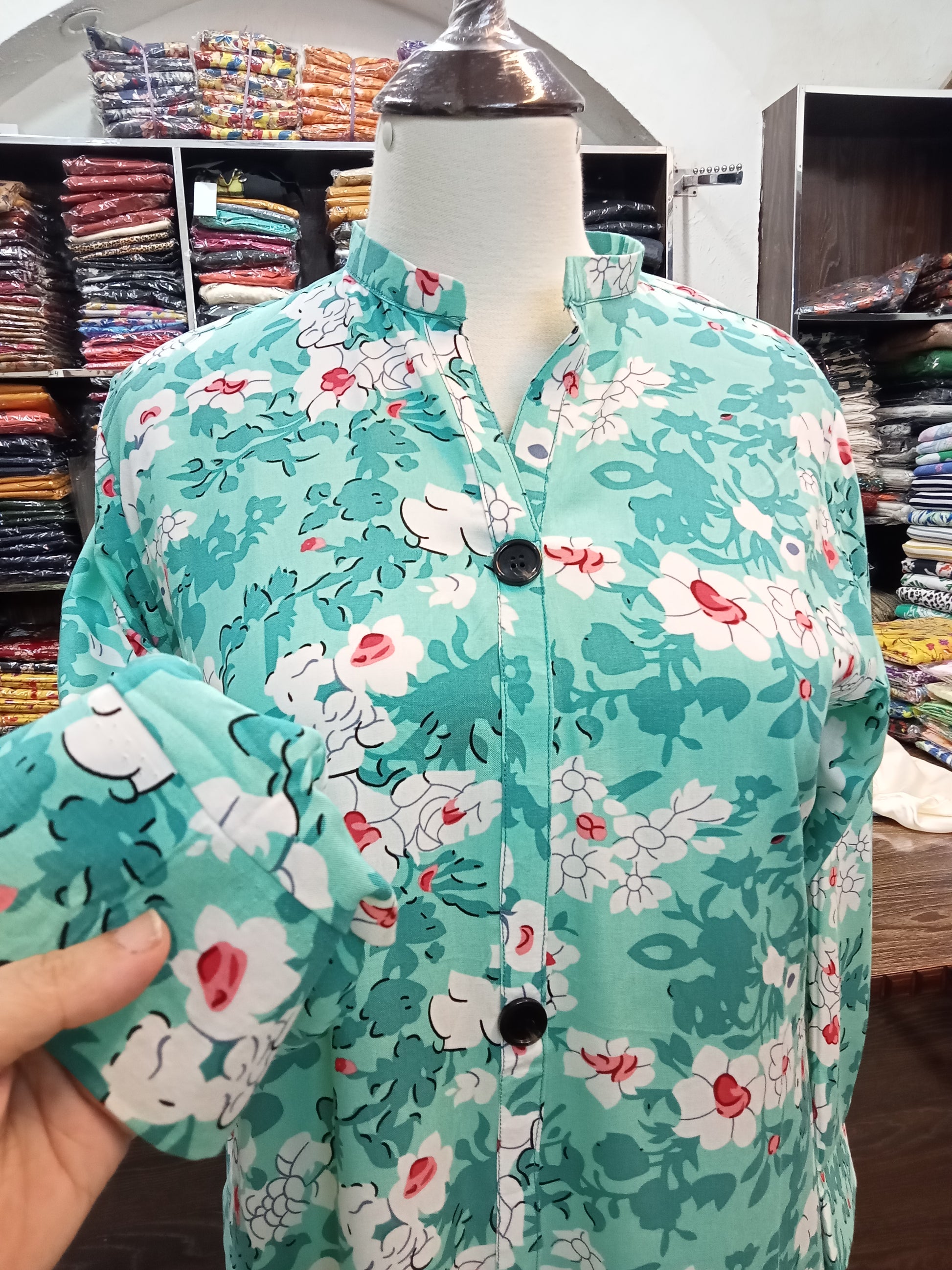 Linen -stiched-co-ord-set - AMBREEN CLOTHING