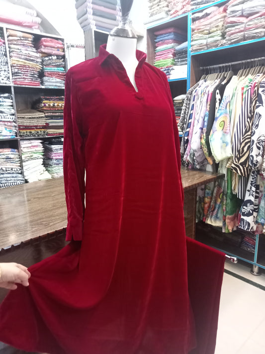 velvet outfit - AMBREEN CLOTHING