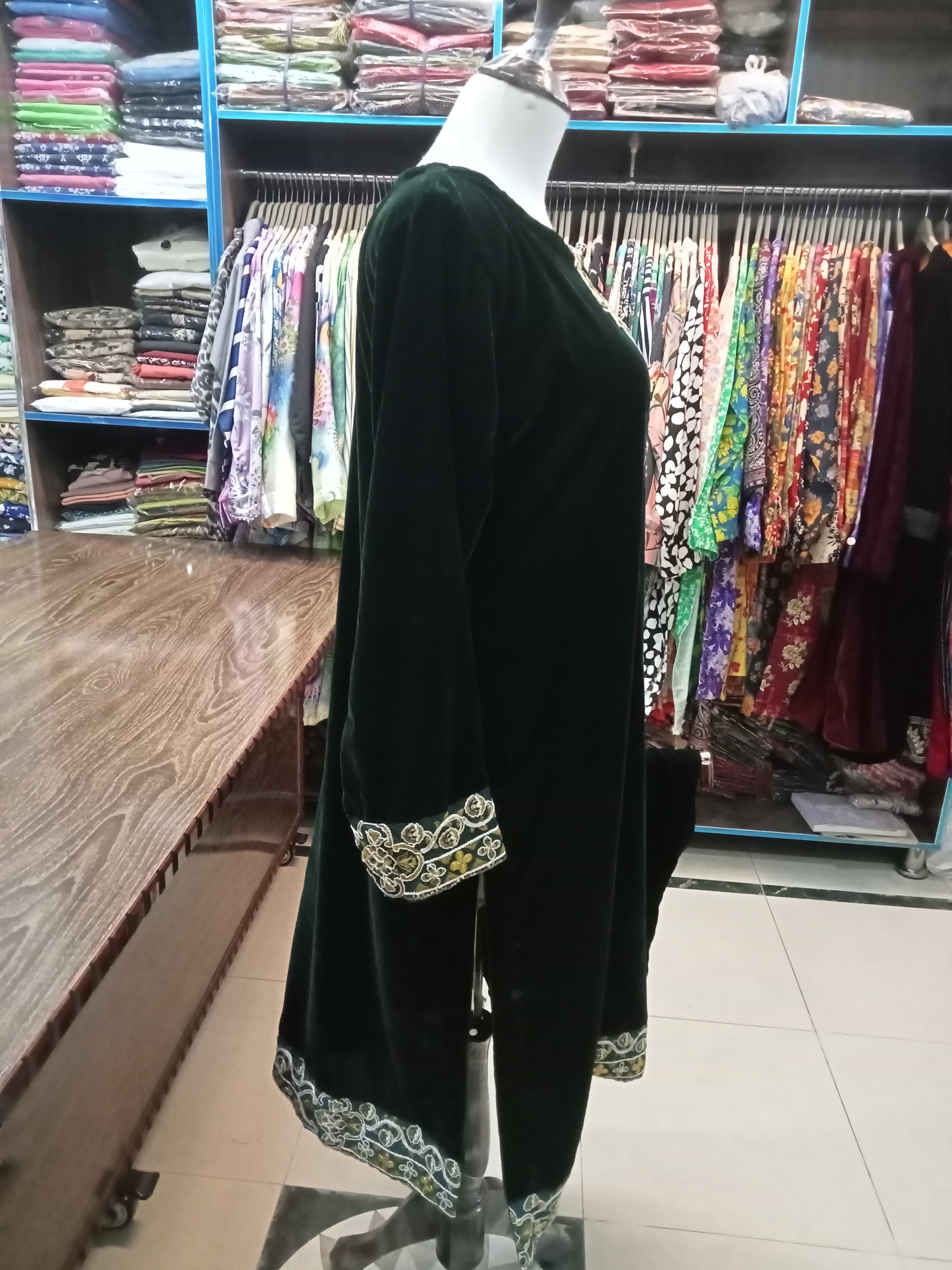 velvet outfit - AMBREEN CLOTHING