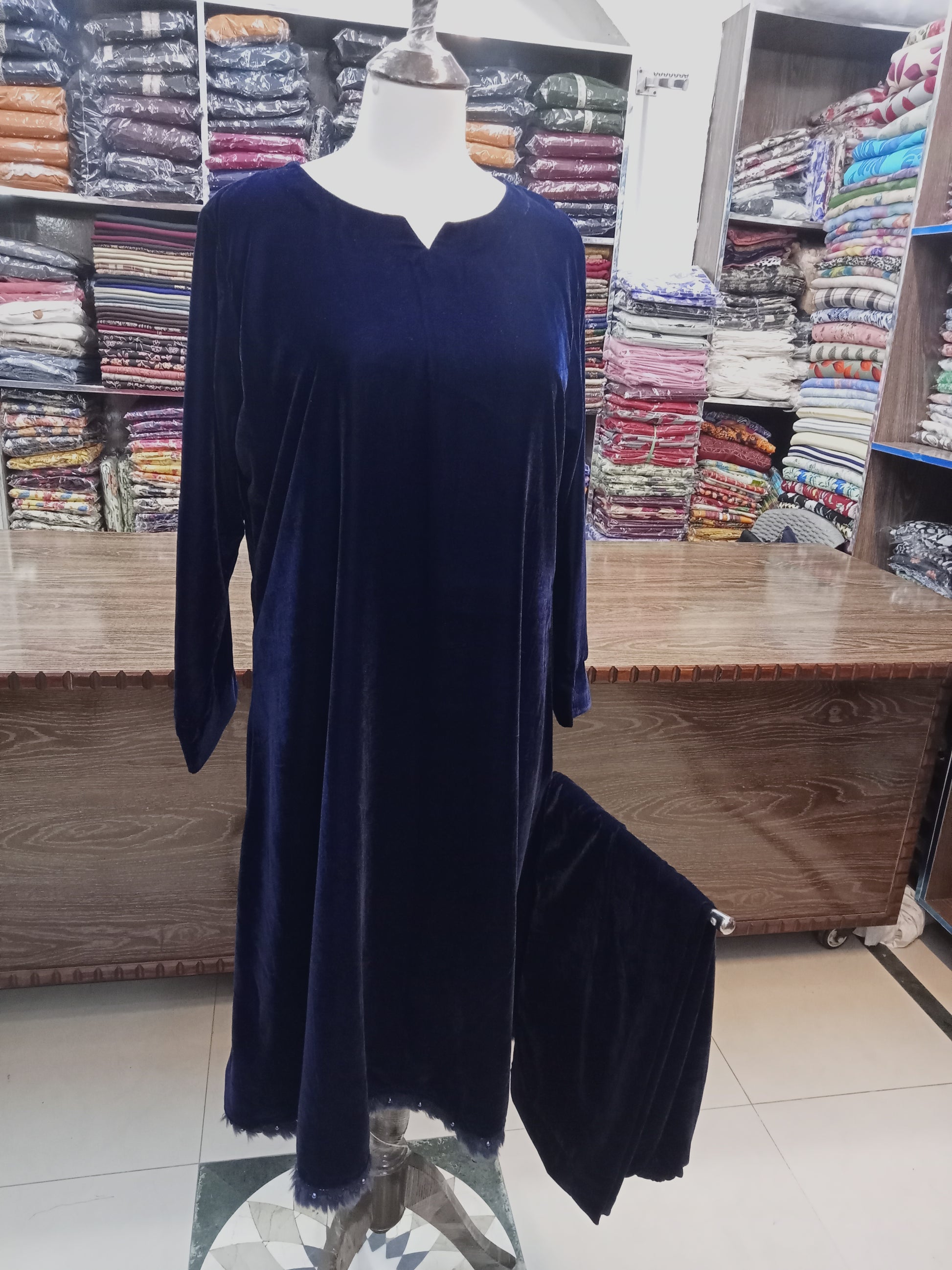 velvet outfit - AMBREEN CLOTHING