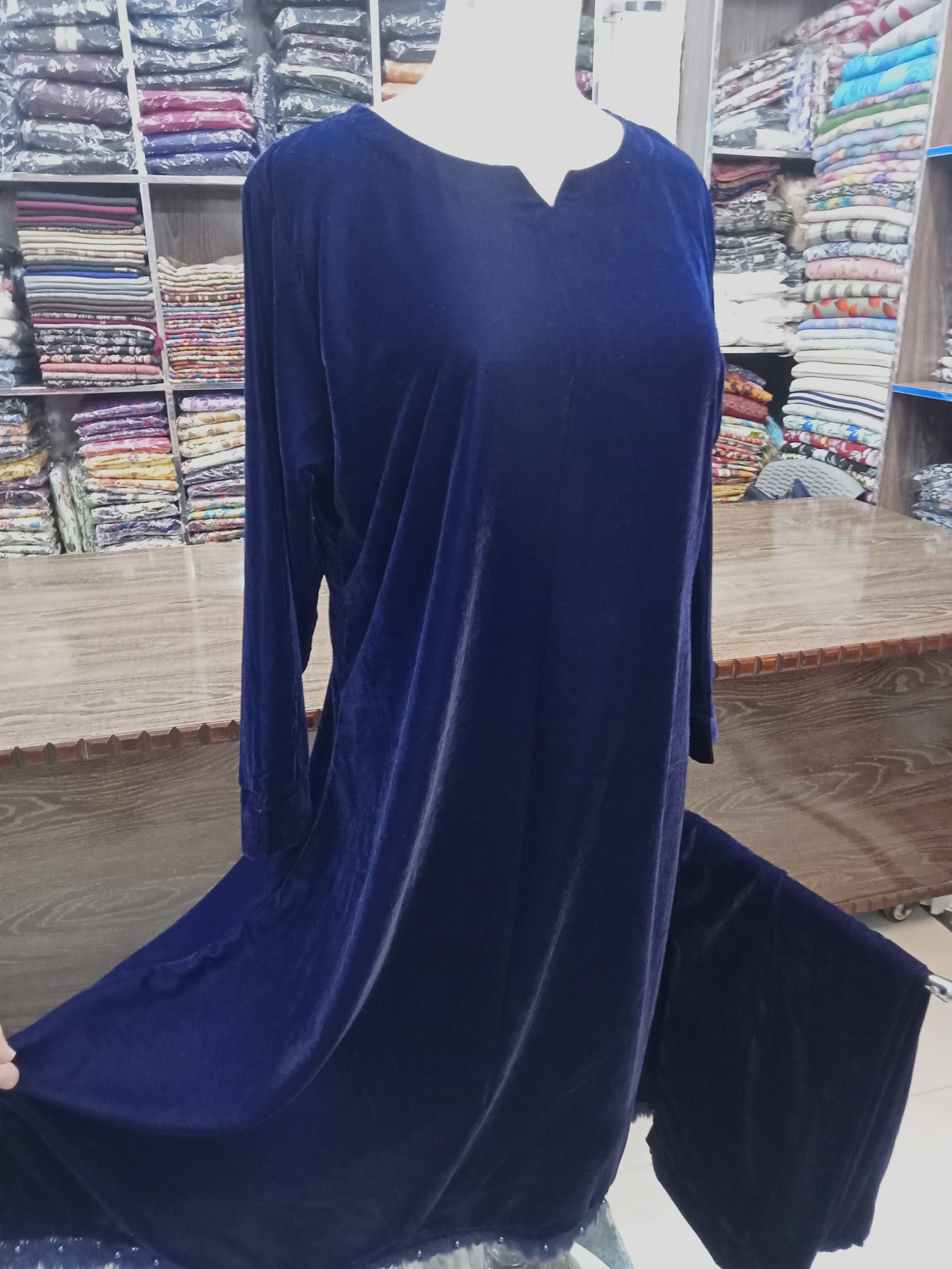 velvet outfit - AMBREEN CLOTHING