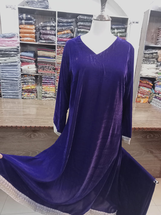 velvet outfit - AMBREEN CLOTHING