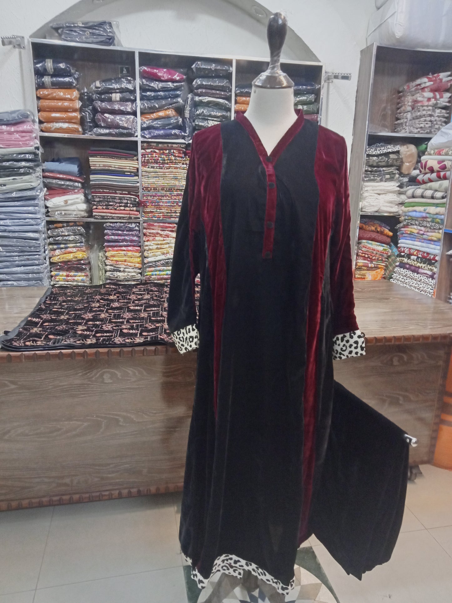 velvet outfit - AMBREEN CLOTHING