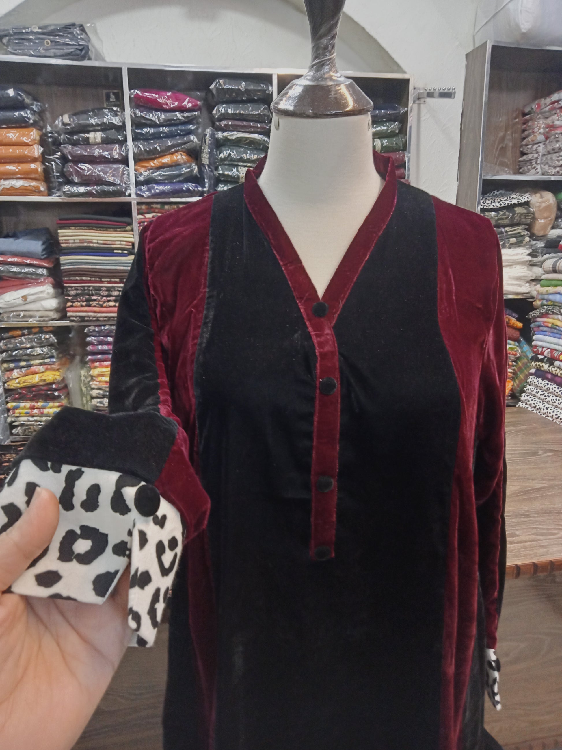 velvet outfit - AMBREEN CLOTHING