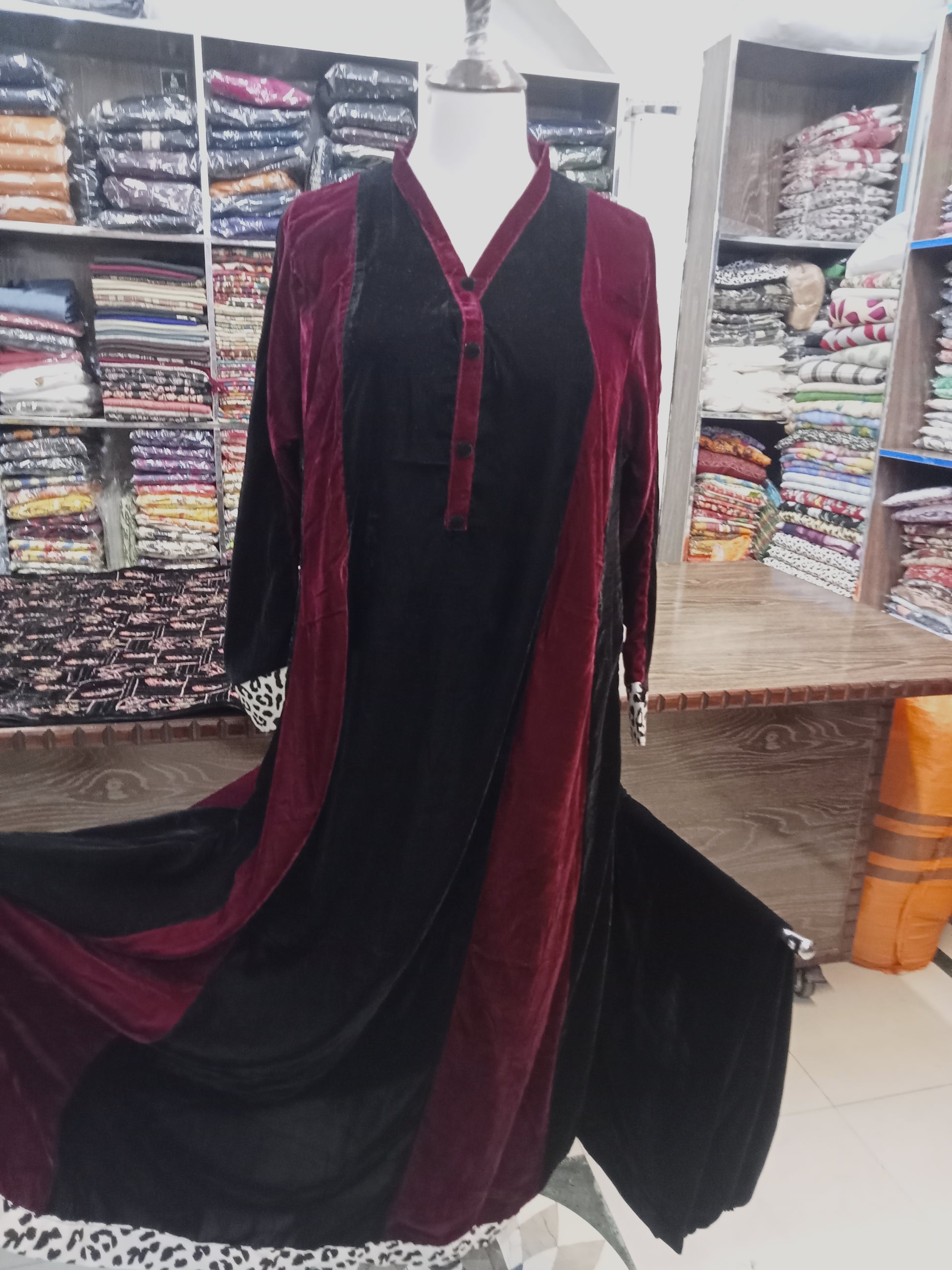 velvet outfit - AMBREEN CLOTHING