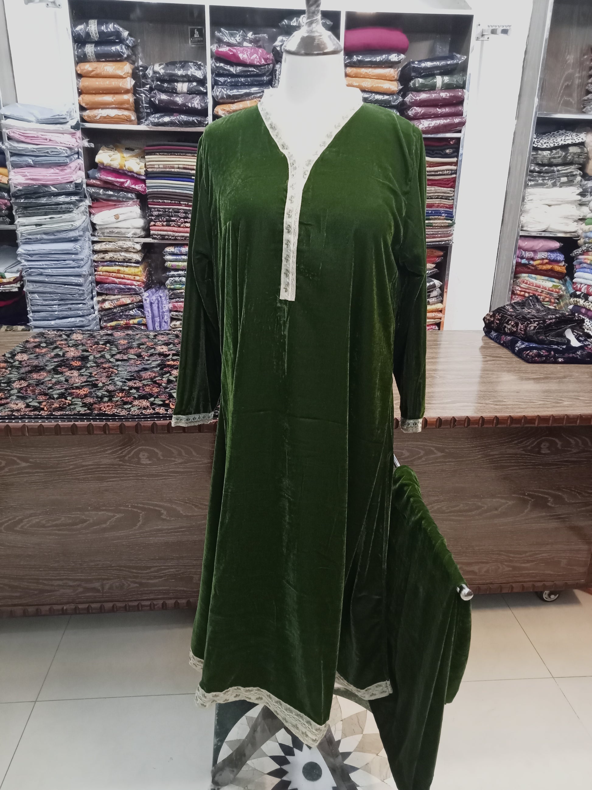 velvet outfit - AMBREEN CLOTHING