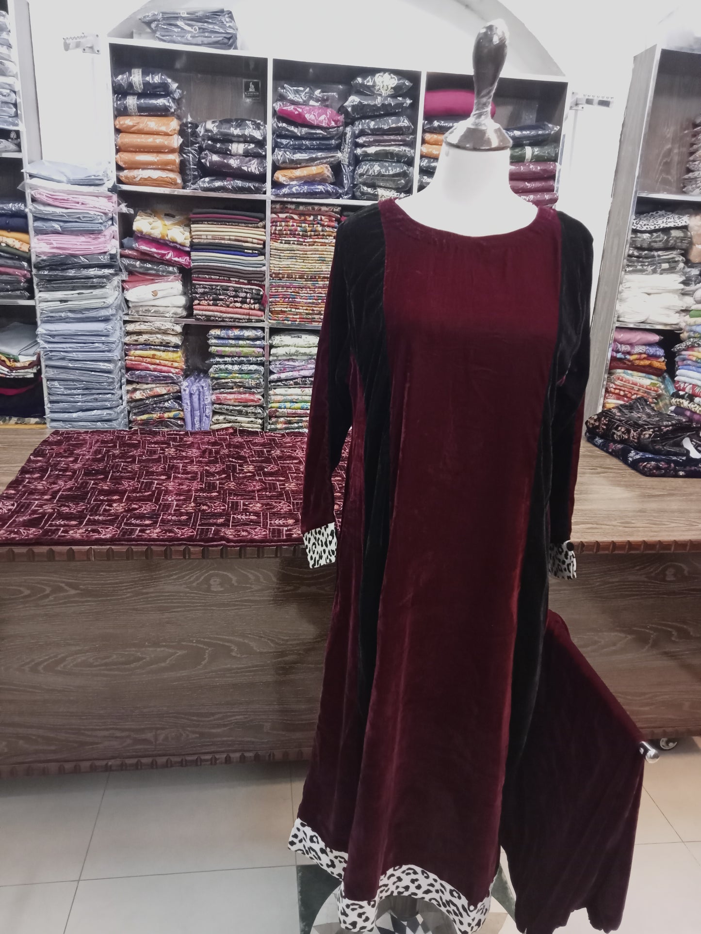 velvet outfit - AMBREEN CLOTHING