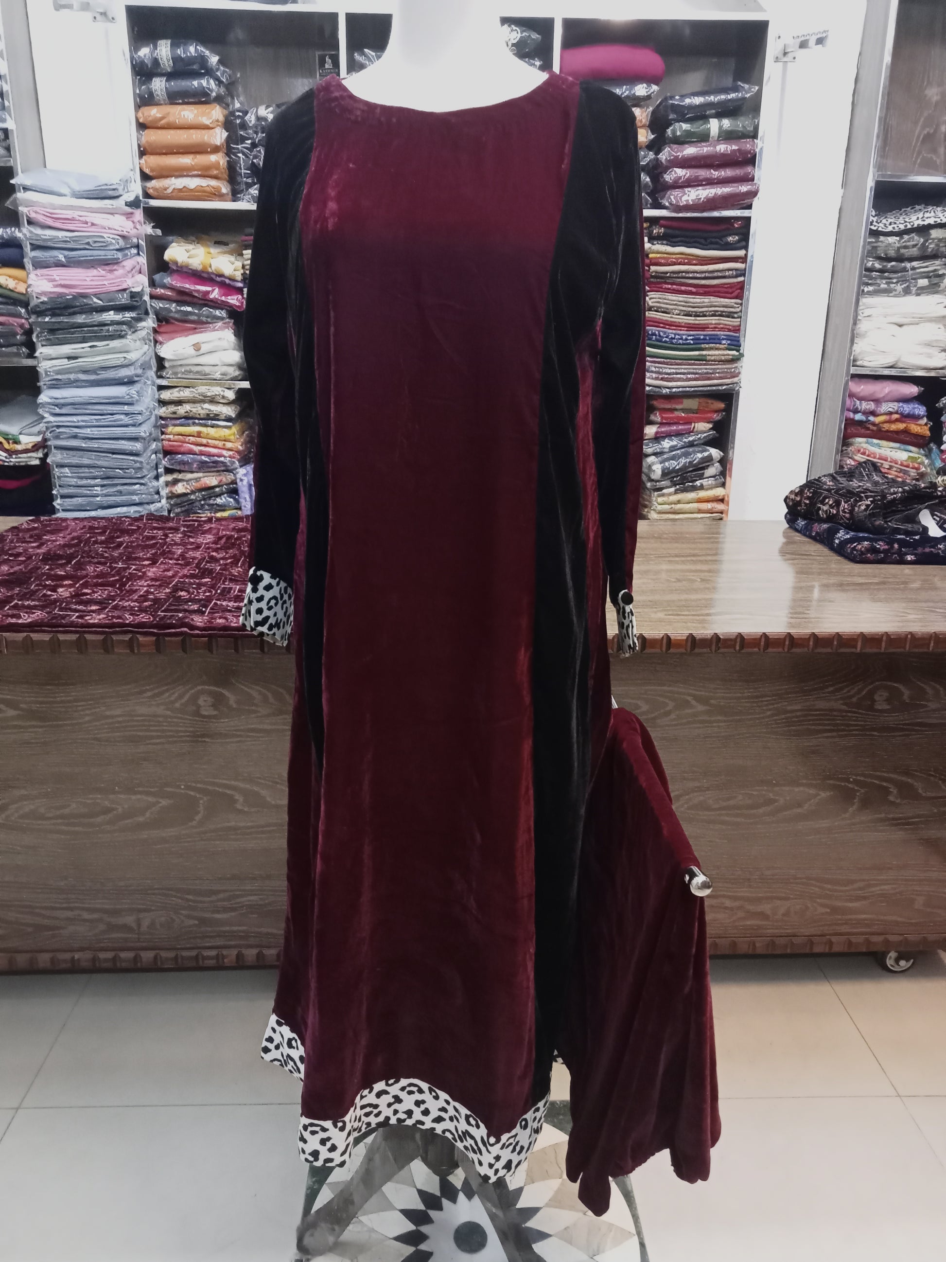 velvet outfit - AMBREEN CLOTHING