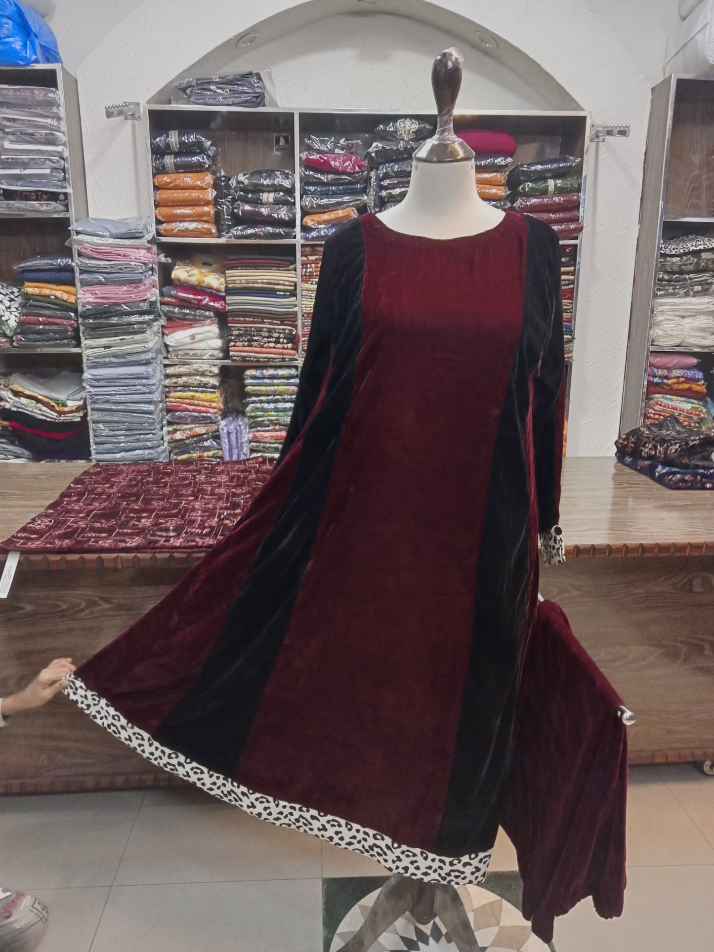 velvet outfit - AMBREEN CLOTHING