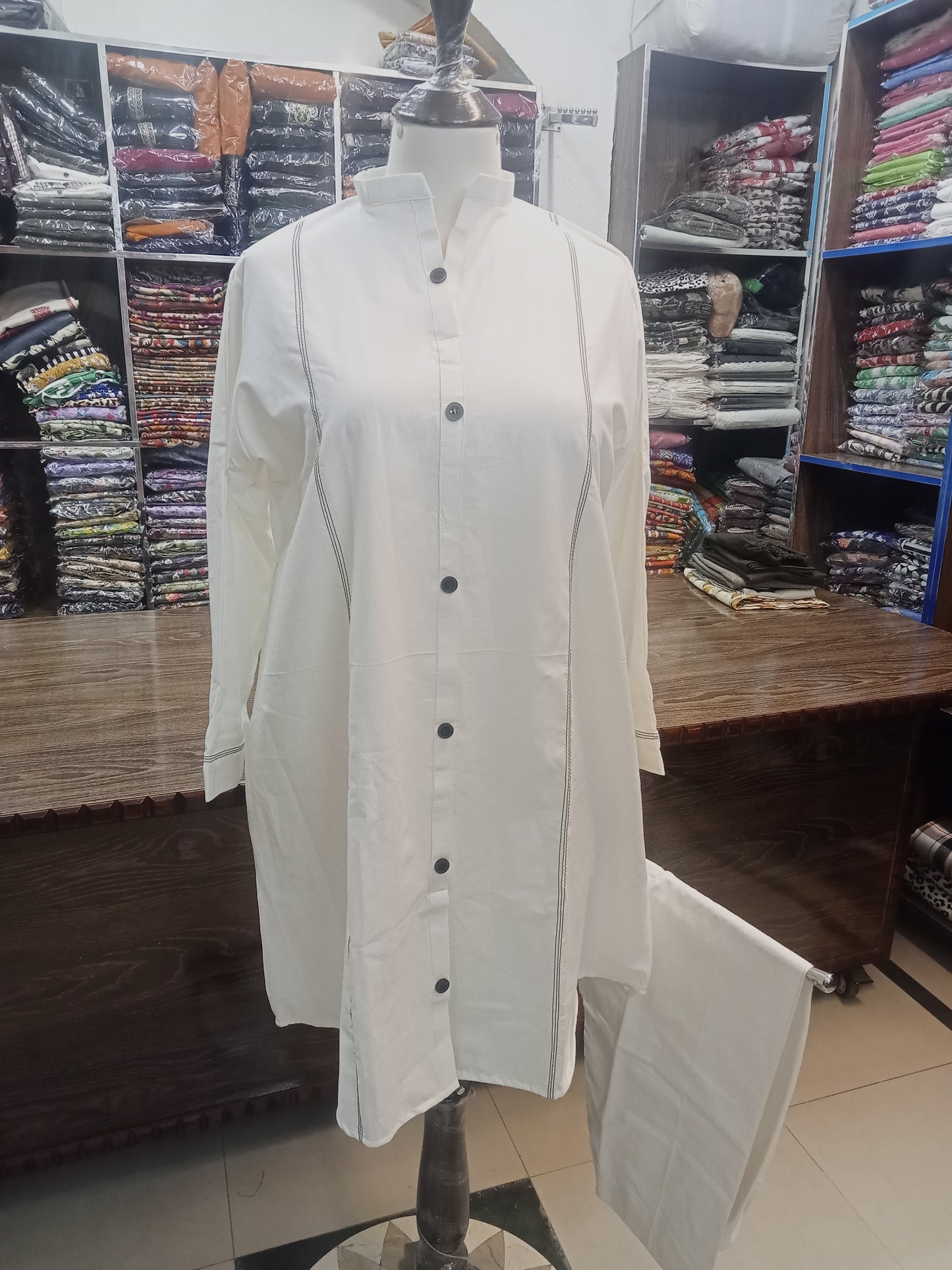 solid bin Saeed khaddar co ord set - AMBREEN CLOTHING