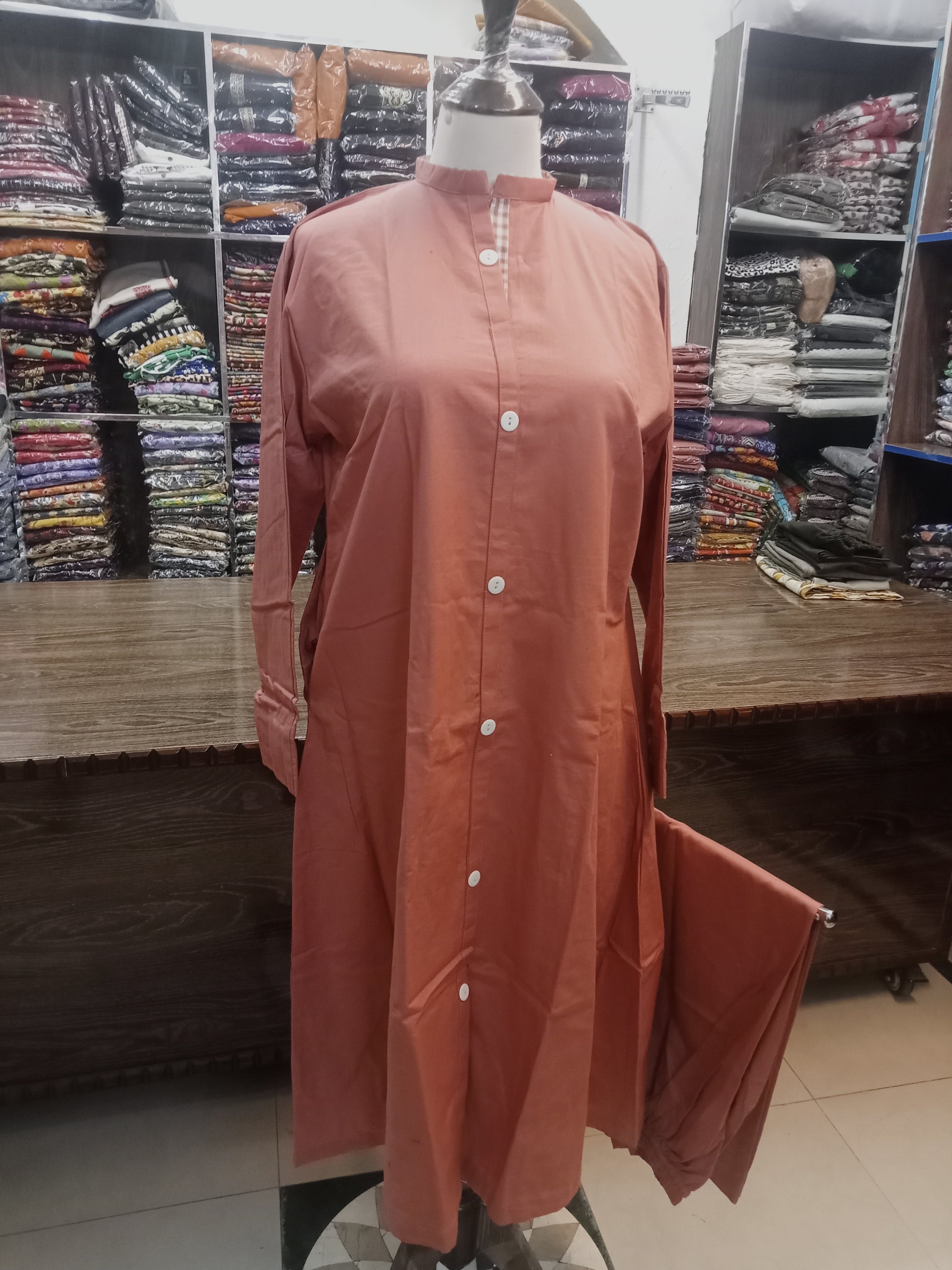 solid bin Saeed khaddar co ord set - AMBREEN CLOTHING