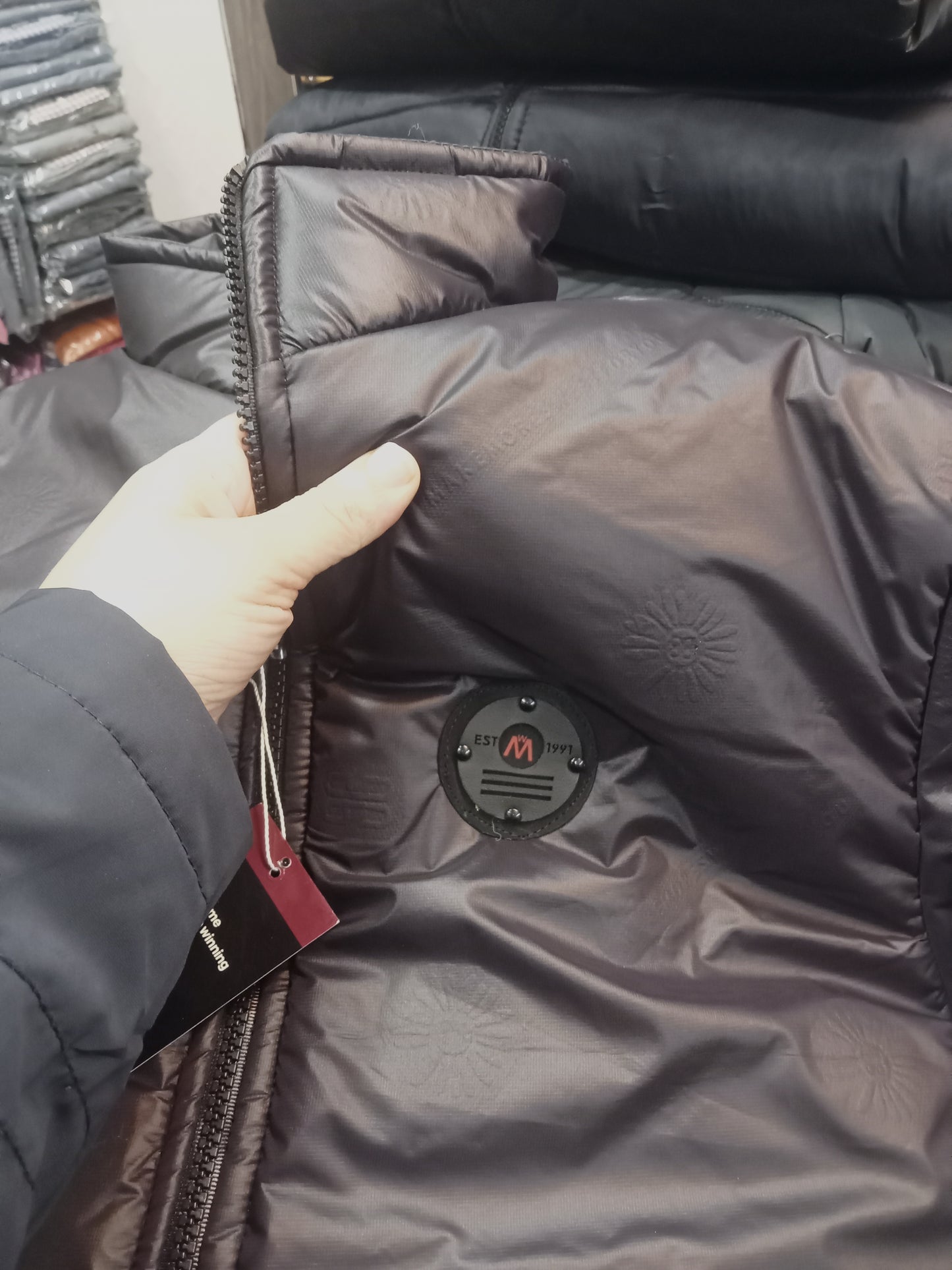 puffer jacket hoodie full sleeves