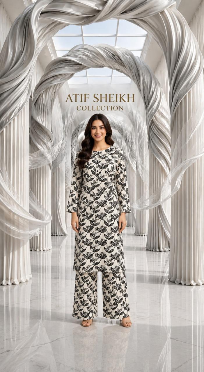 Marina stiched long 2 pc