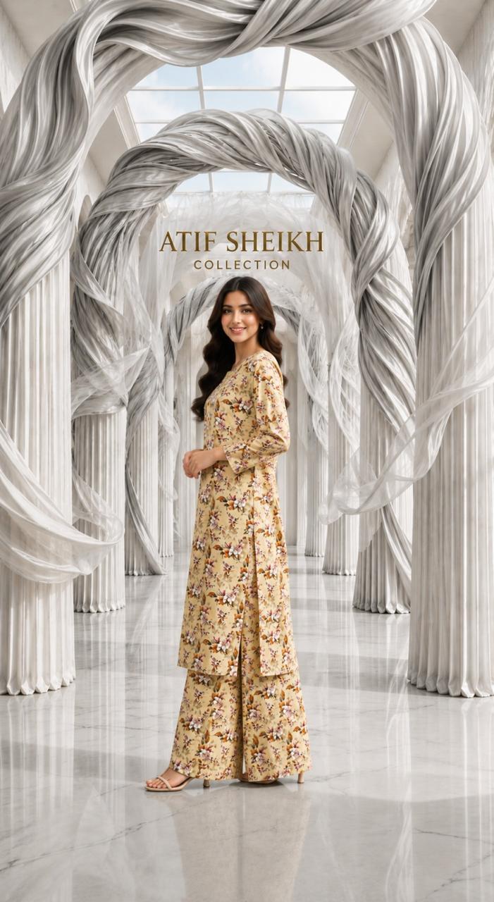 Marina stiched long 2 pc