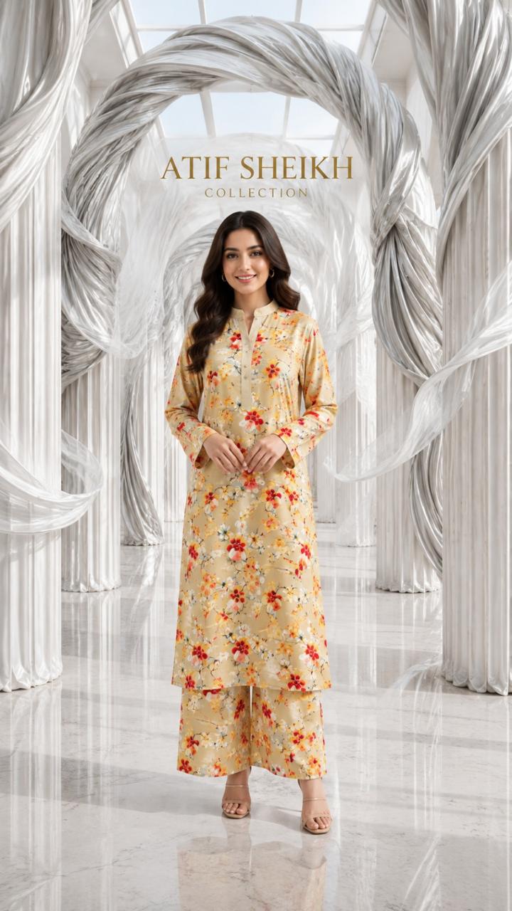 Marina stiched long 2 pc