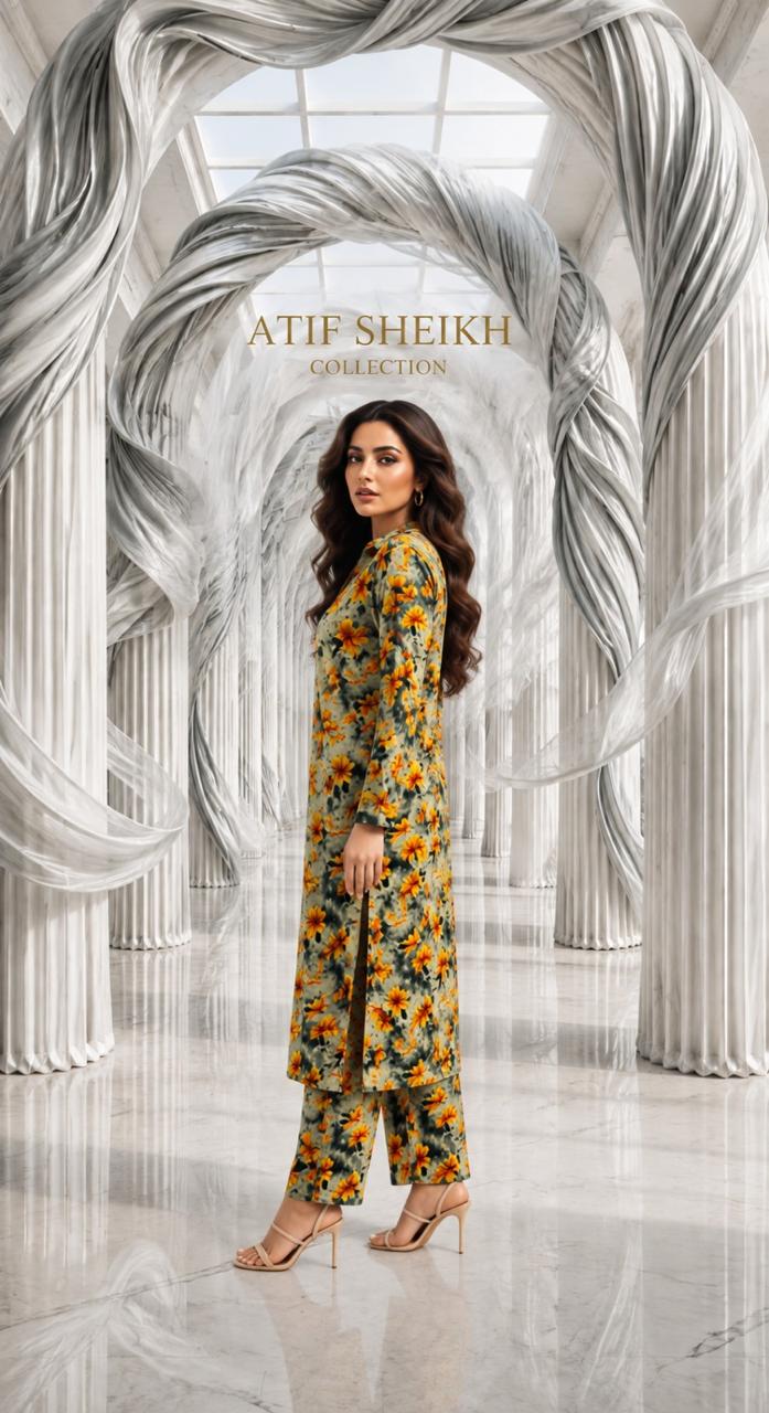 Marina stiched long 2 pc