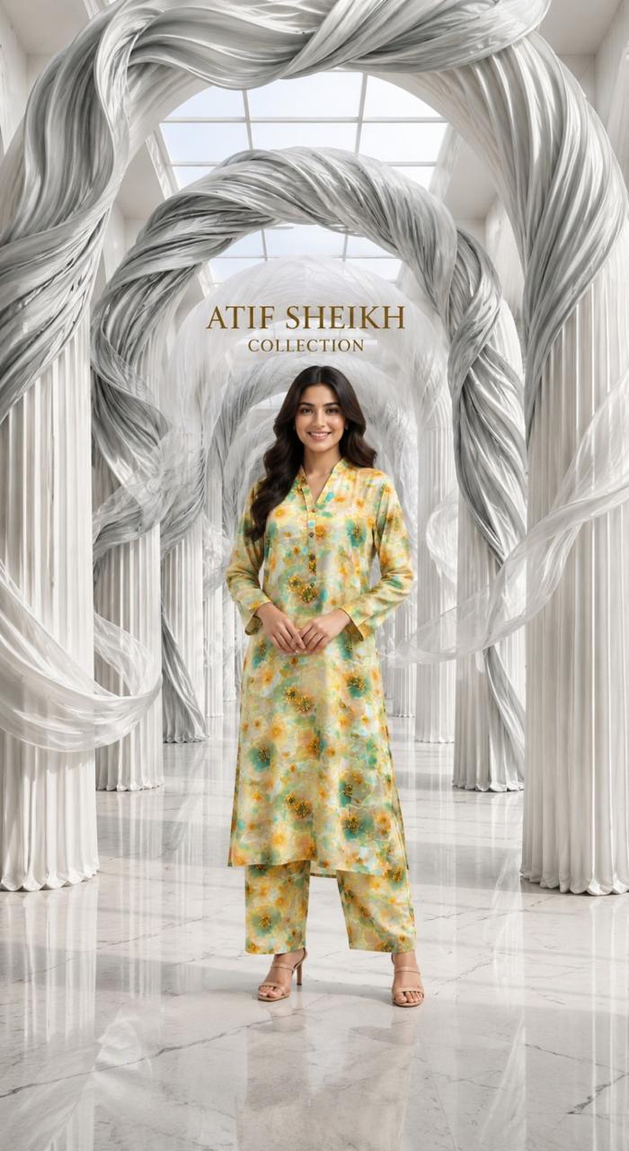 Marina stiched long 2 pc