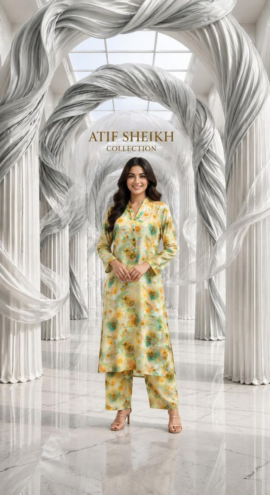 Marina stiched long 2 pc