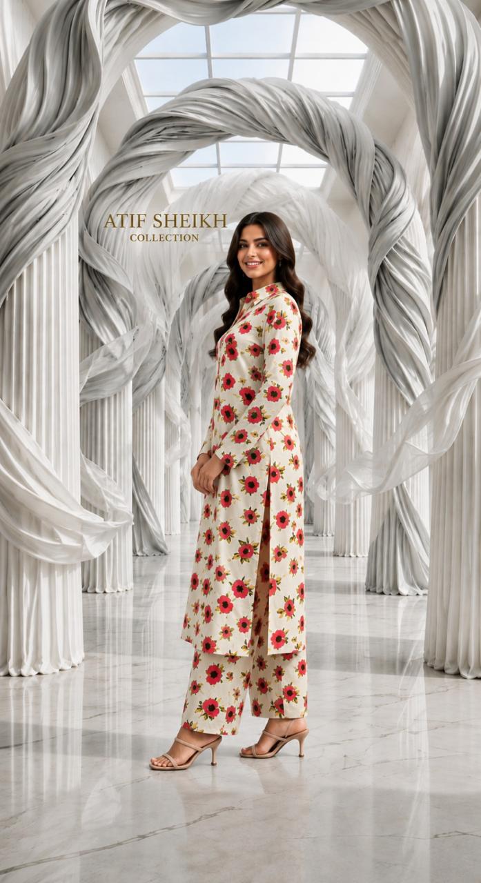 Marina stiched long 2 pc