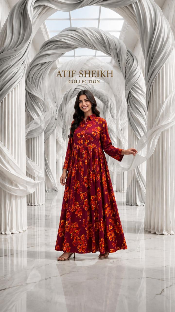 Marina stiched long 2 pc