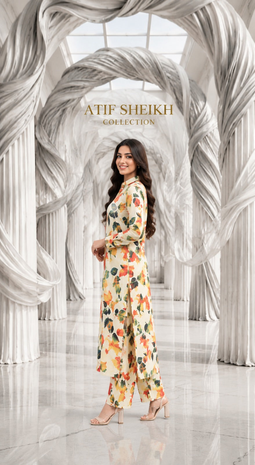 Marina stiched long 2 pc
