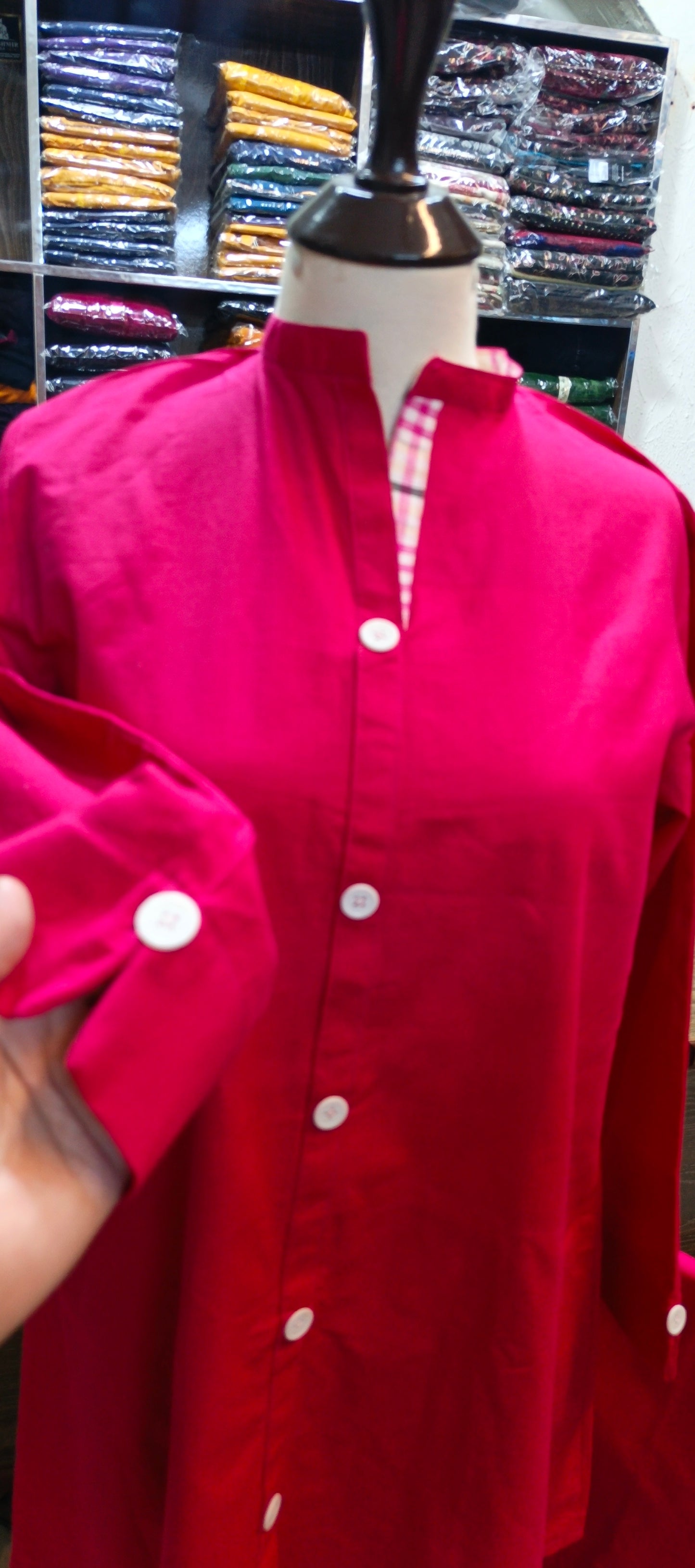 Bin saeed khaddar short co ord set