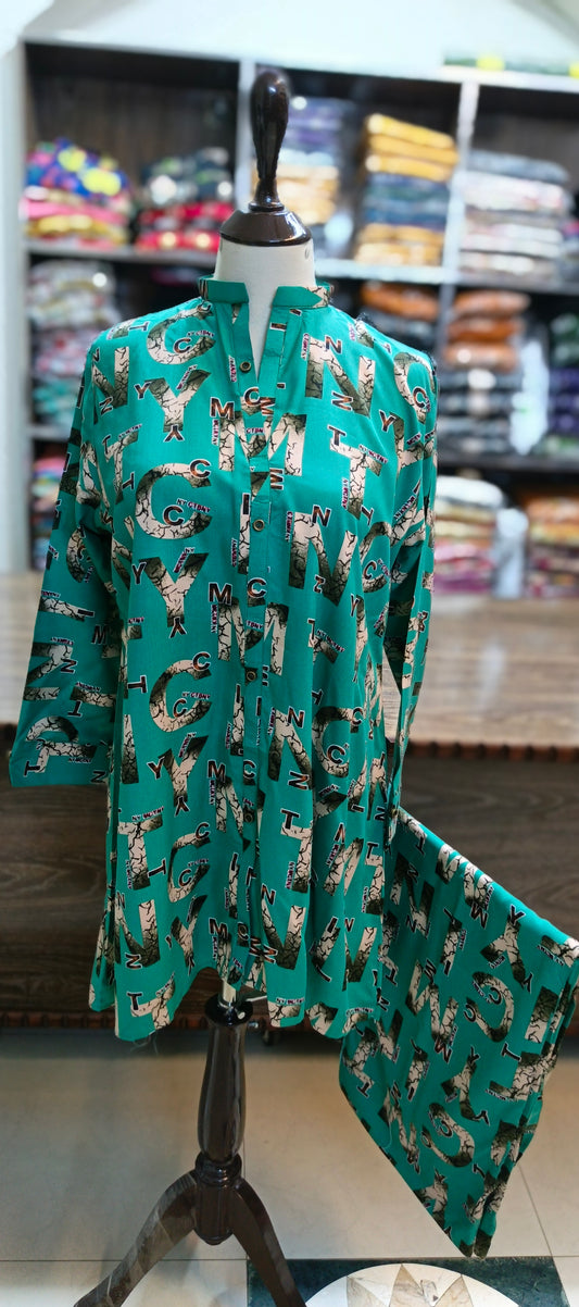 Linen short co ord set