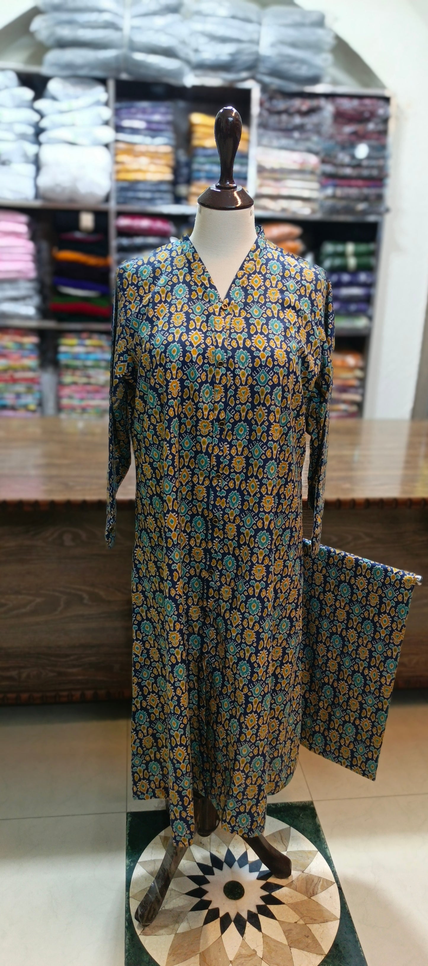 Bin Saeed khaddar stitched A line