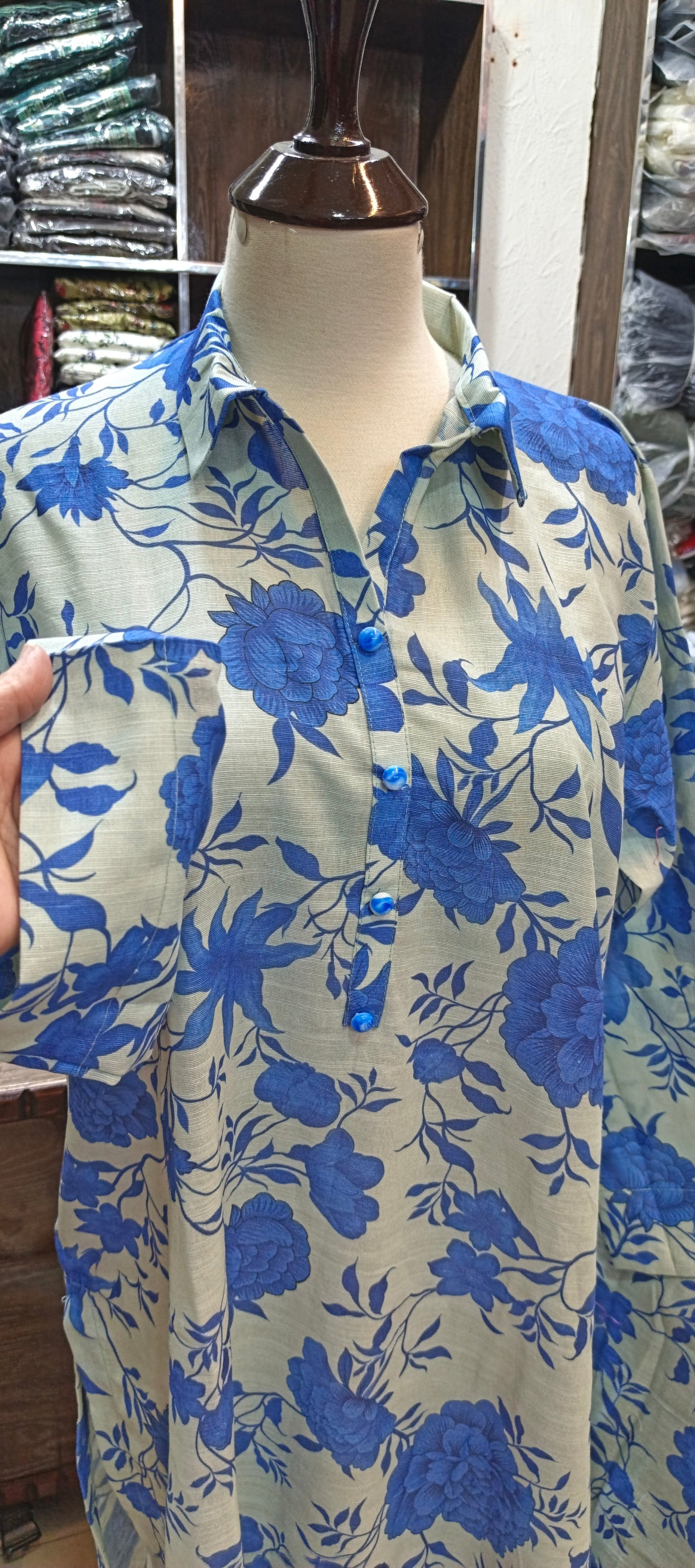 Khaddar stiched shalwar kameez 2pc