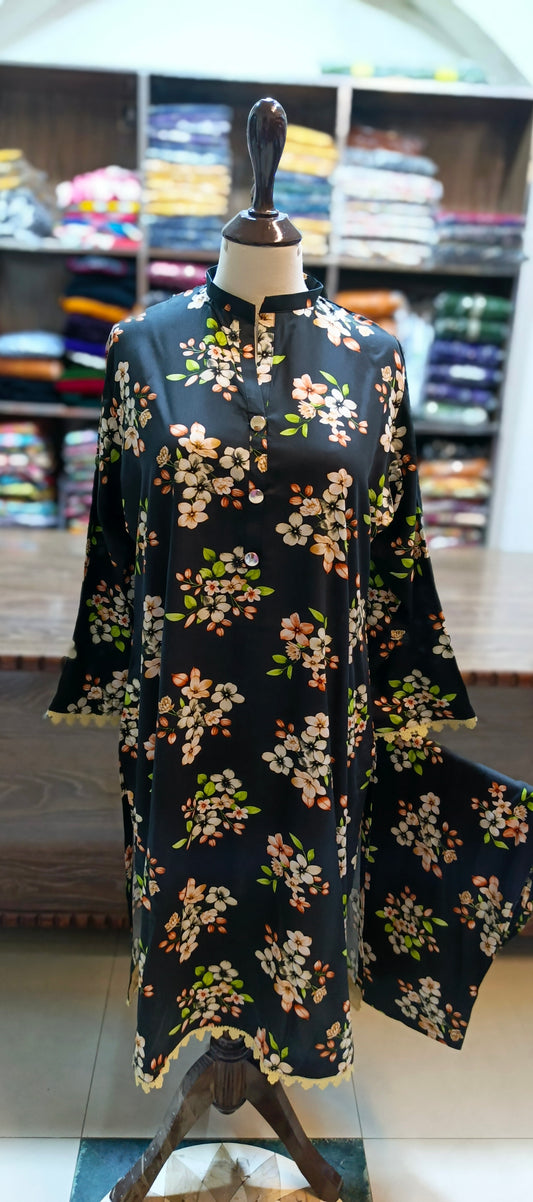 Linen shalwar kameez