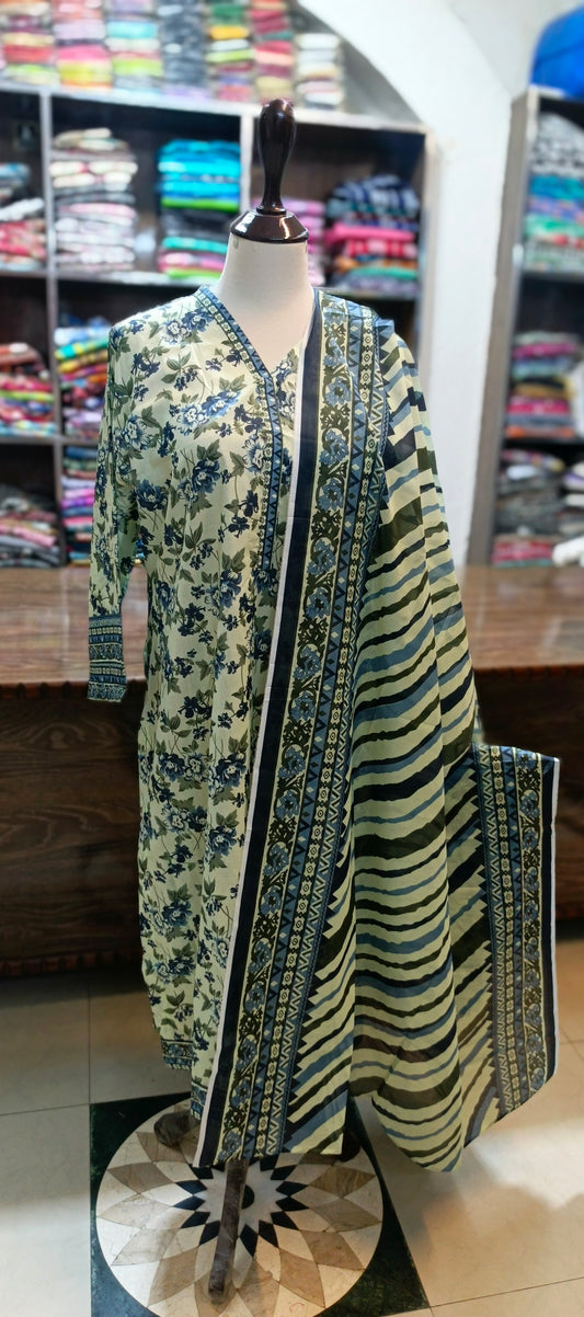 Bin saeed co ord set 3 pc