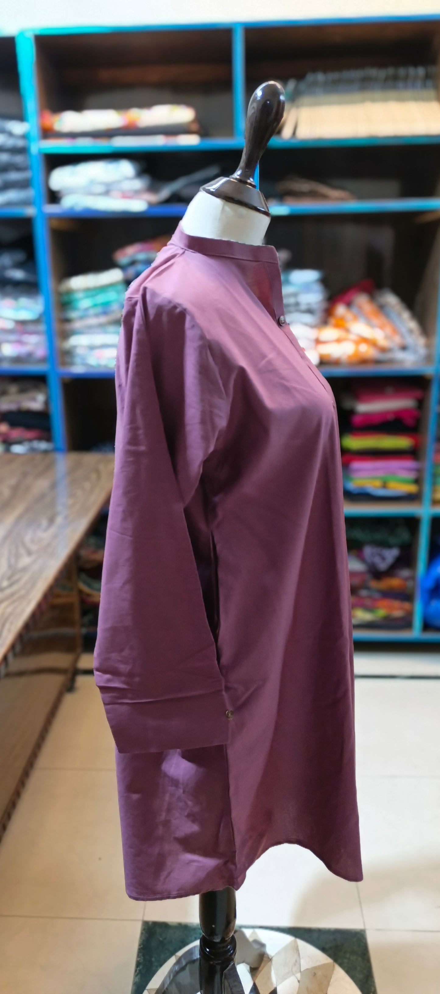 Bin Saeed solid khadder co ord set 2 pc