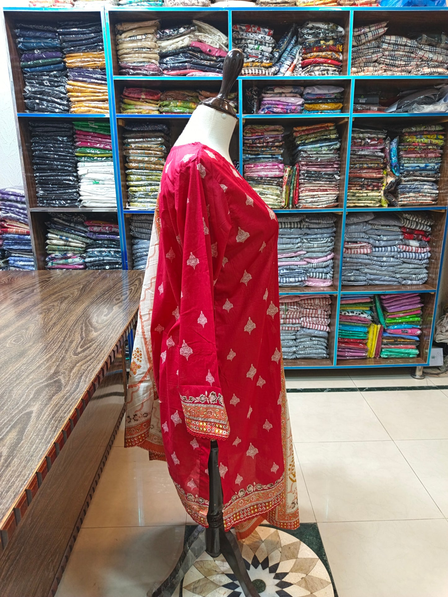 Safina premium lawn stiched shirt trouser 3pc R4T