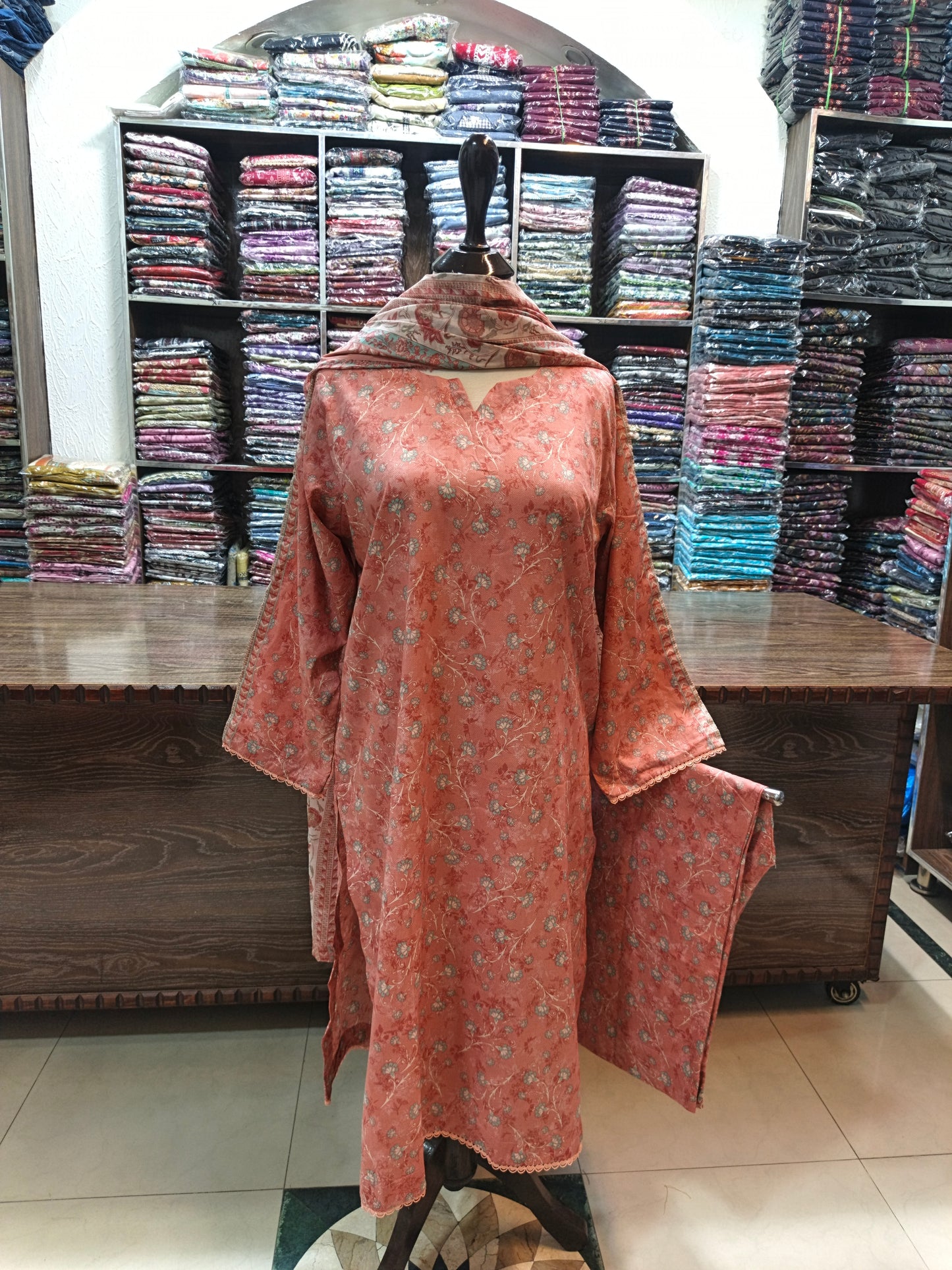 Bin saeed premium lawn shirt trouser stiched 3pc pchfrz