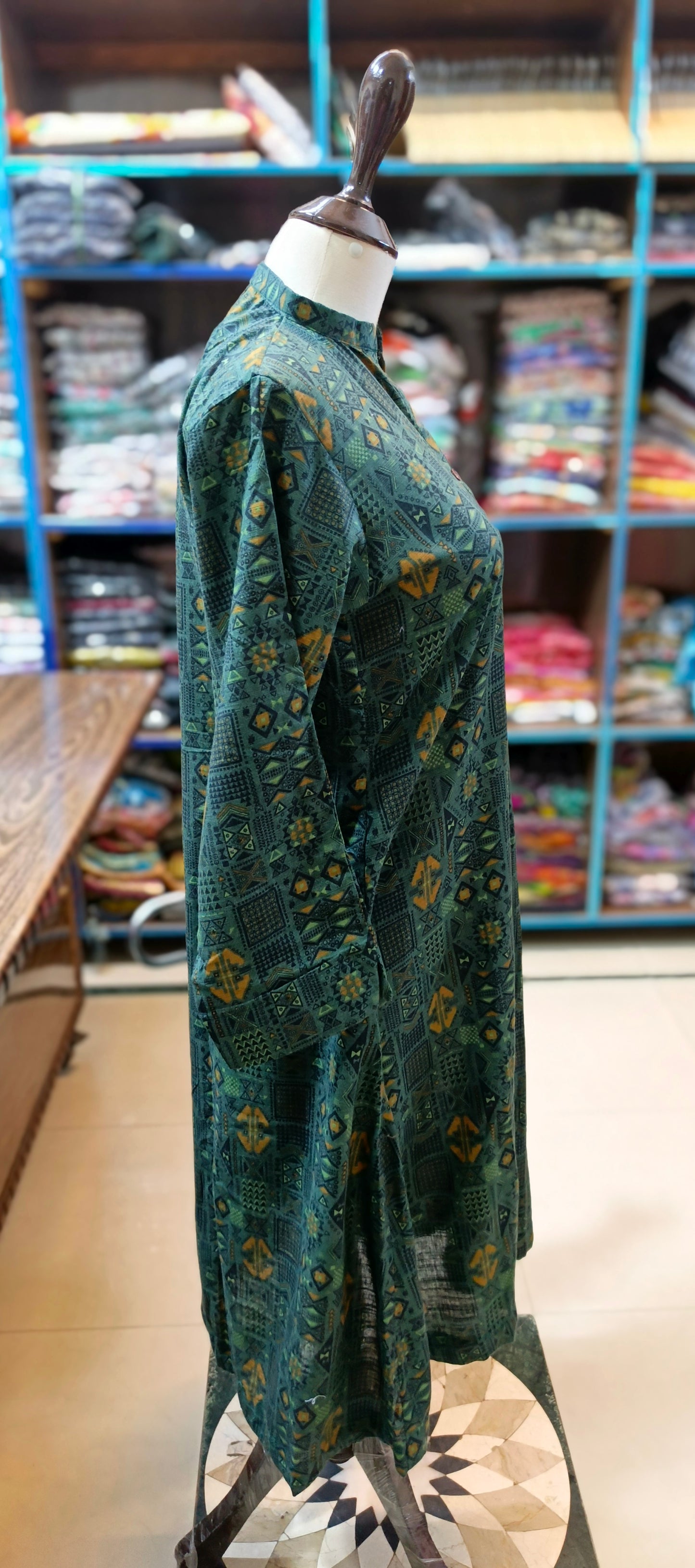 Bin Saeed khaddar stitched A line